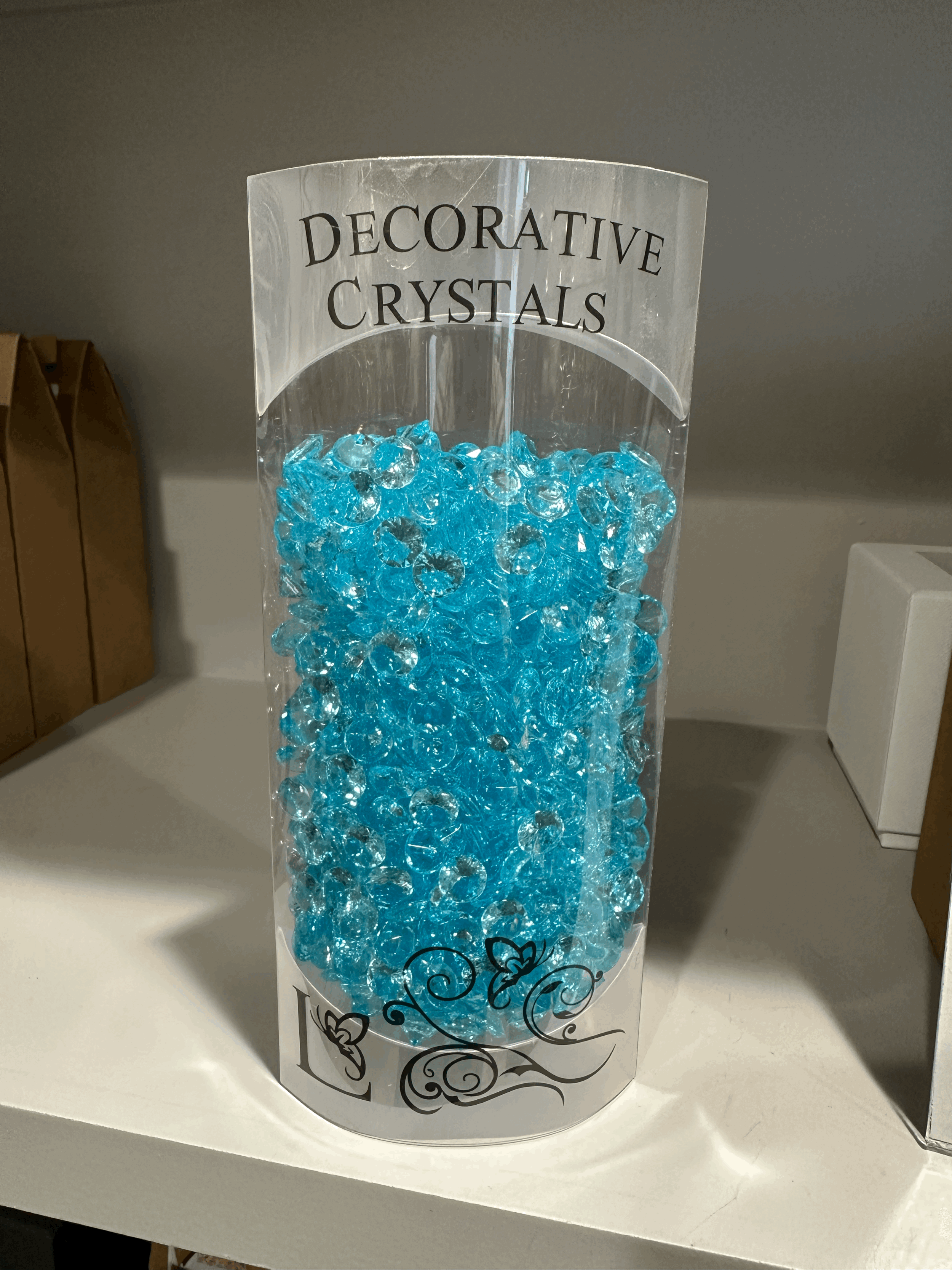 Decorative Crystals - Aqua Blue