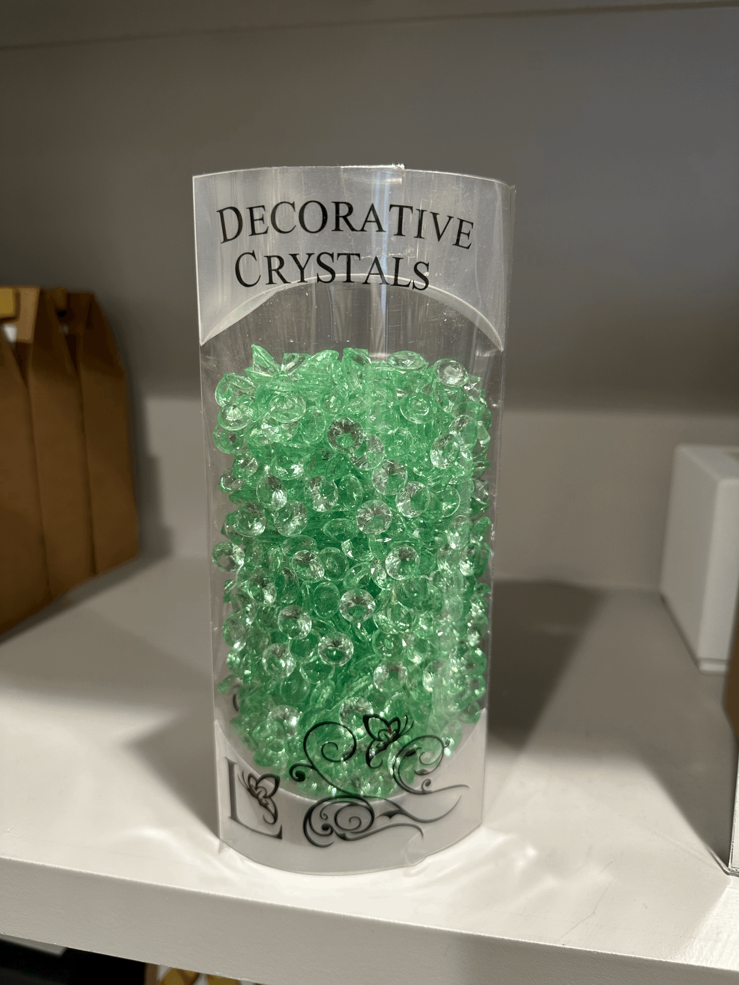 Decorative Crystals - Green