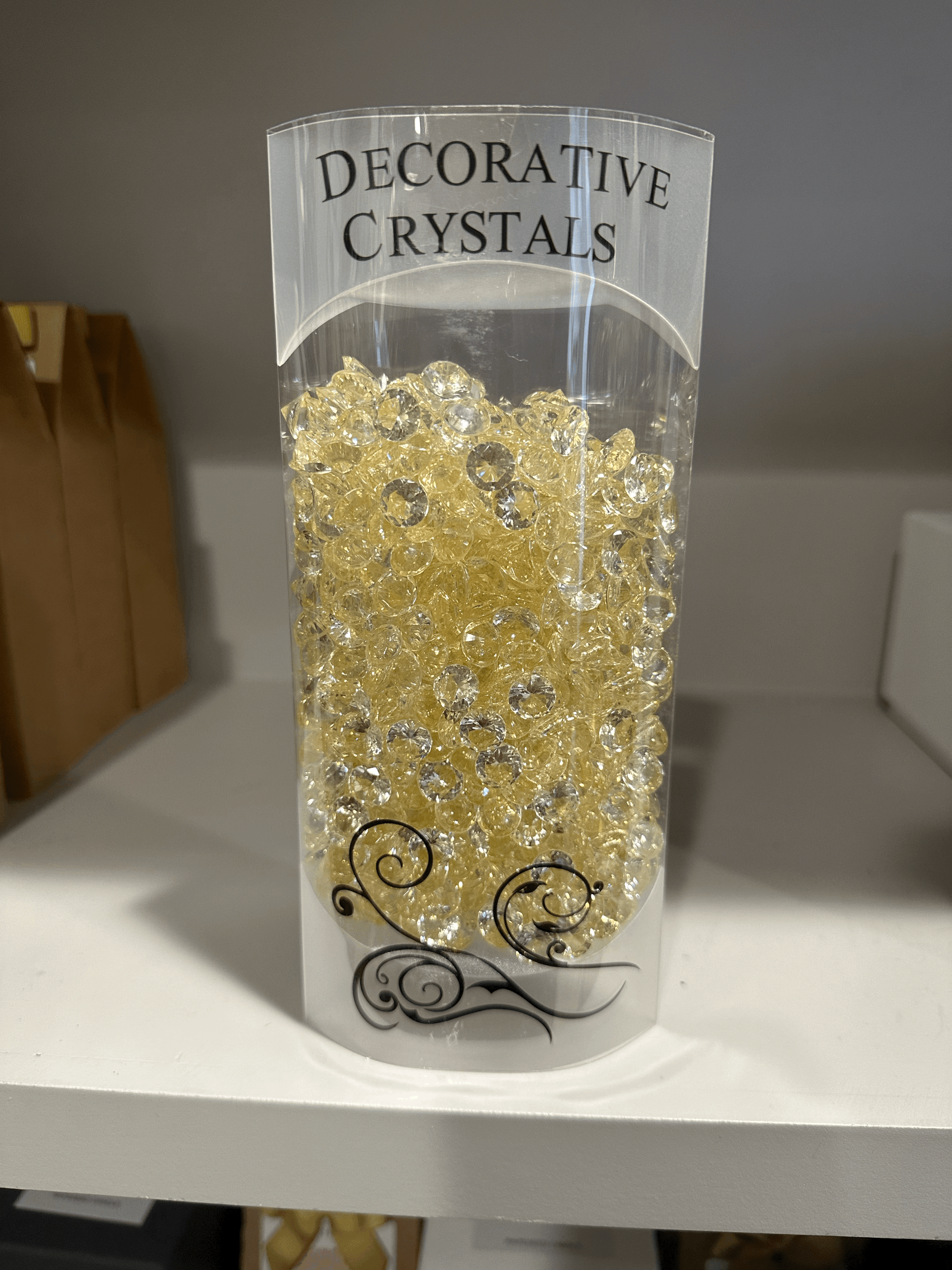Decorative Crystals - Champagne