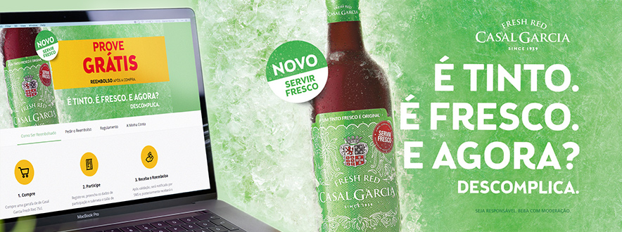 .... É TINTO, É FRESCO, CHEGOU O NOVO CASAL GARCIA FRESH RED .. ES TINTO, ES FRESCO, LLEGÓ EL NUEVO CASAL GARCIA FRESH RED .. É TINTO, É FRESCO, CHEGOU O NOVO CASAL GARCIA FRESH RED ....