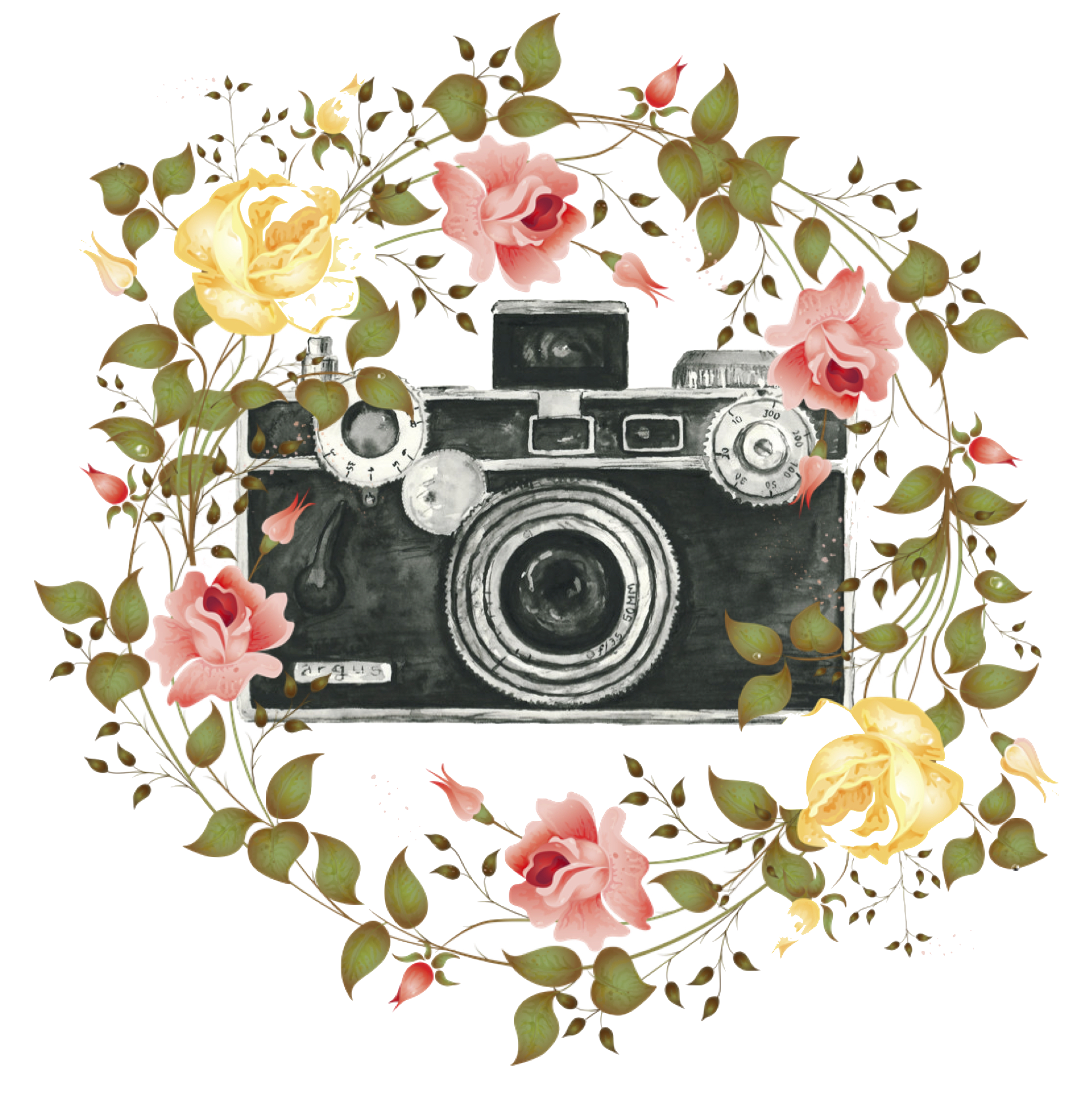 camera flower wreath.png