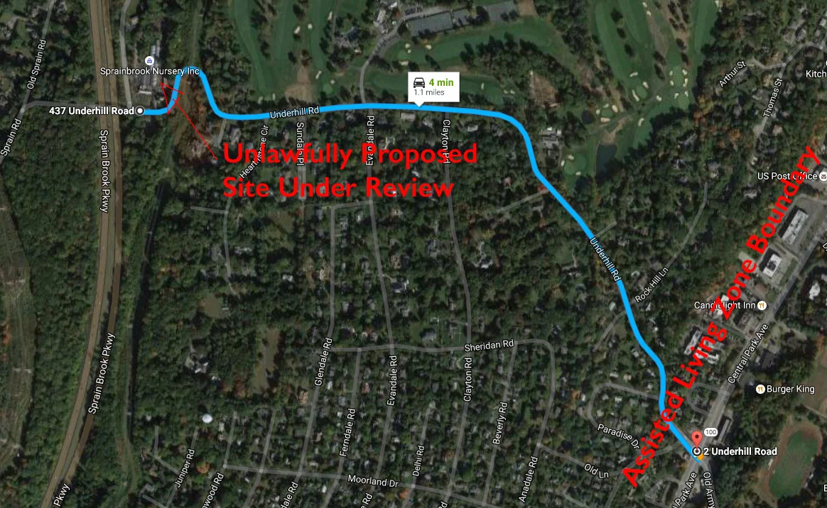 Town ignores its own laws and allows assisted living in any residential neighborhood anywhere unincorporated Greenburgh.