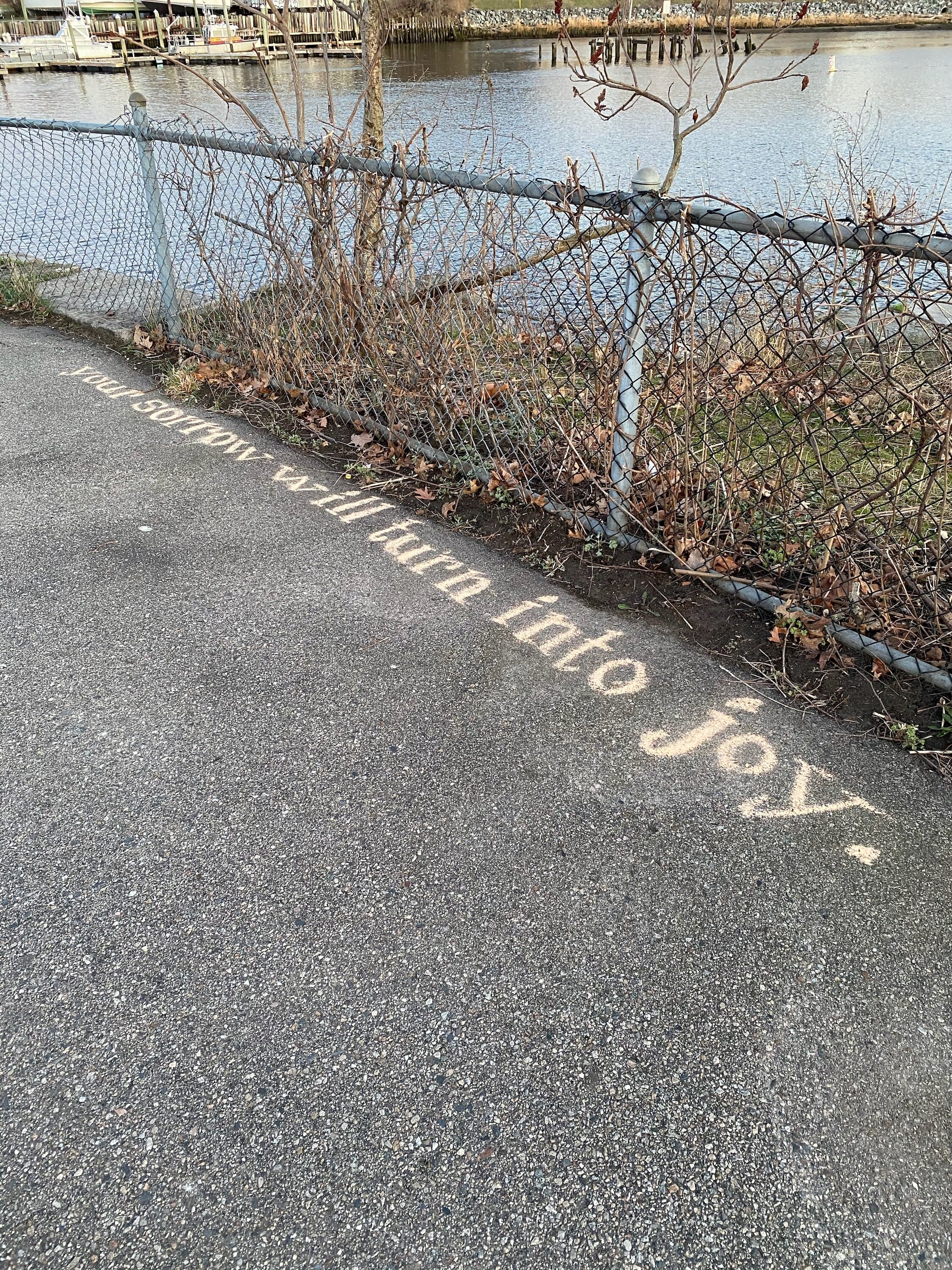  “…your sorrow will turn into joy.” John 16:20  India Point Park, PVD  April 2020 