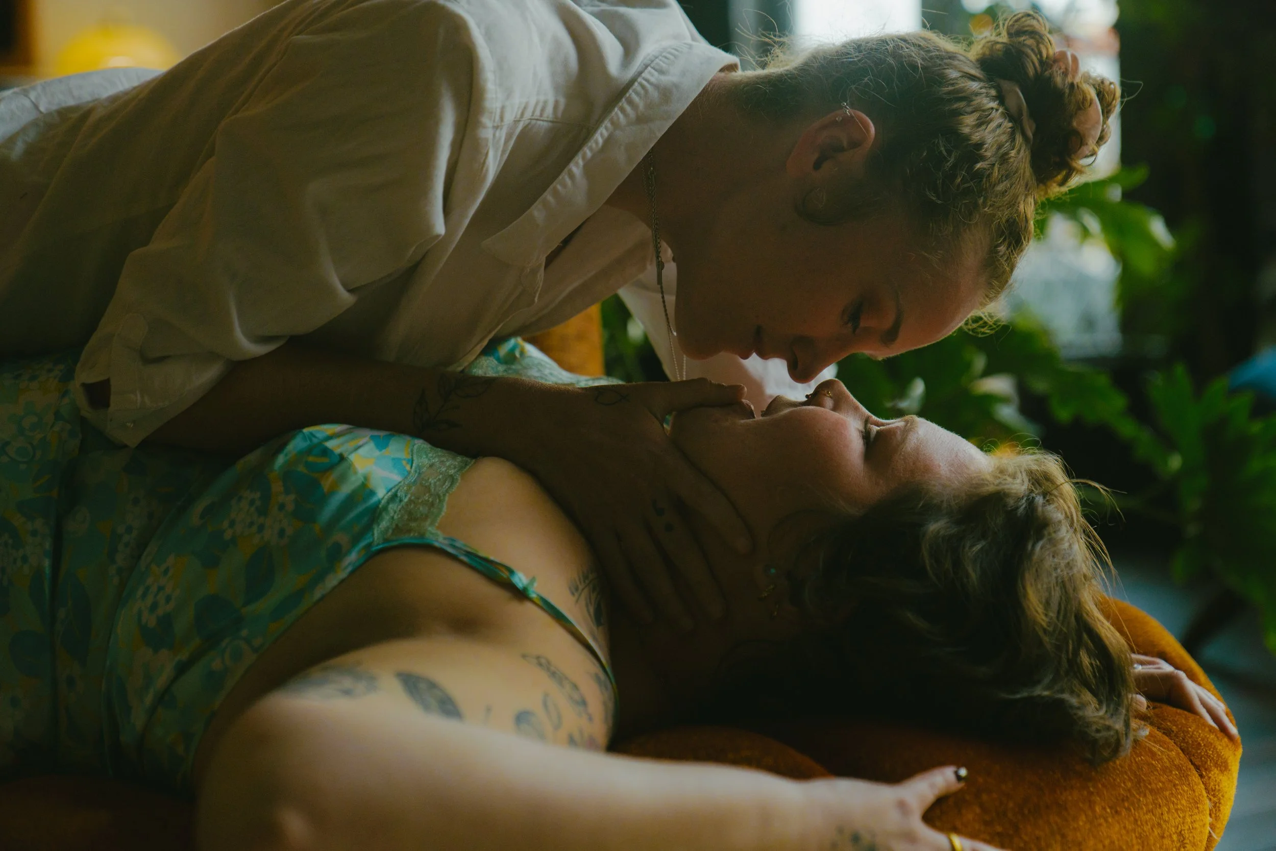 A Mid-Century Queer Couples Boudoir Session