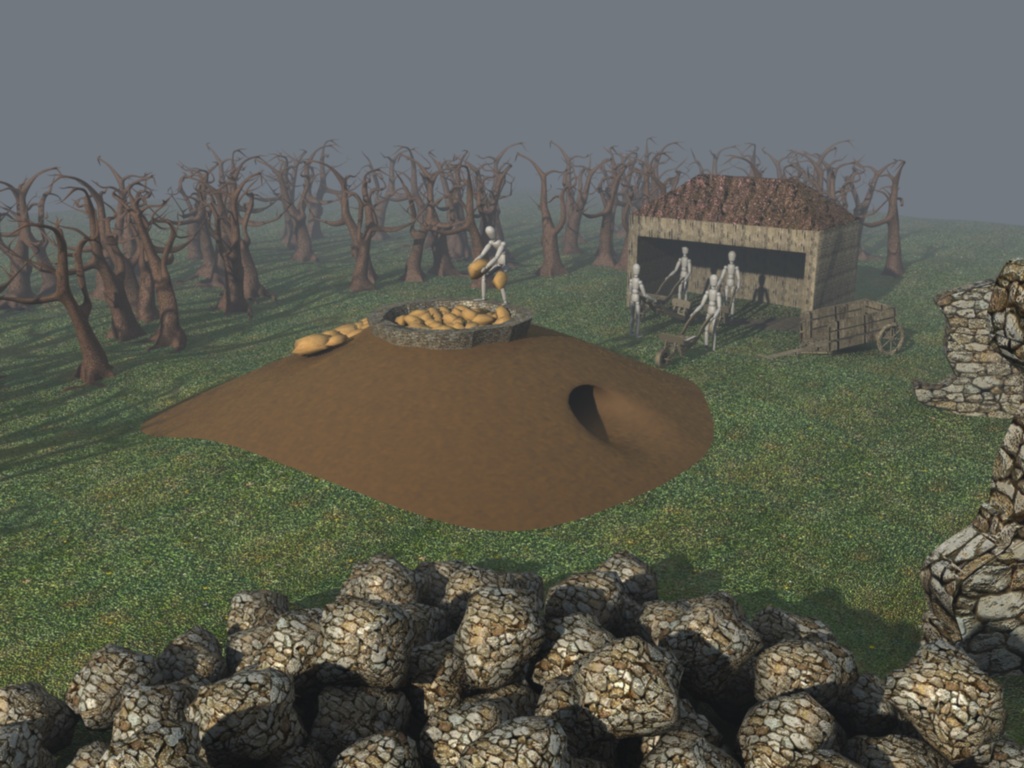 Reconstruction of the lime kiln