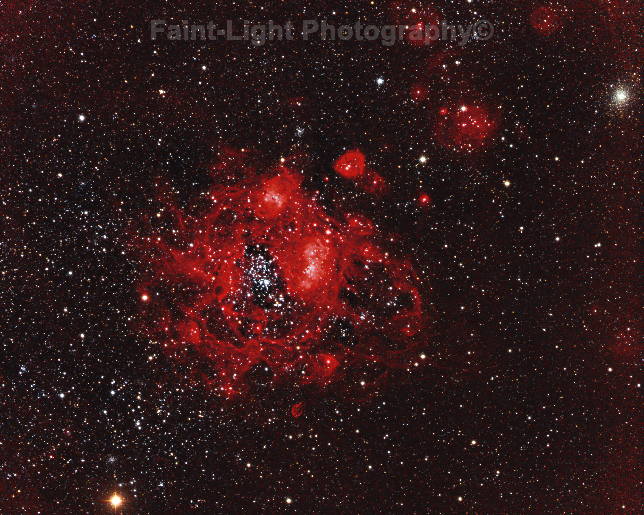 NGC 1763 Emission Nebula