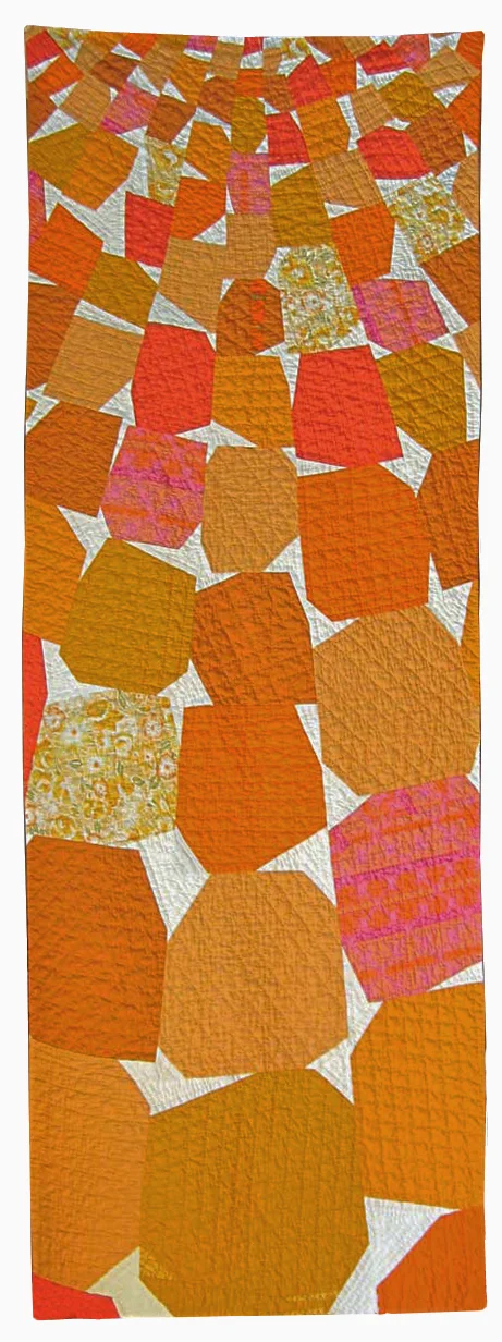 Jentes Karuna commission. 2016, 100% cotton new and recycled materials, 59" x 21"