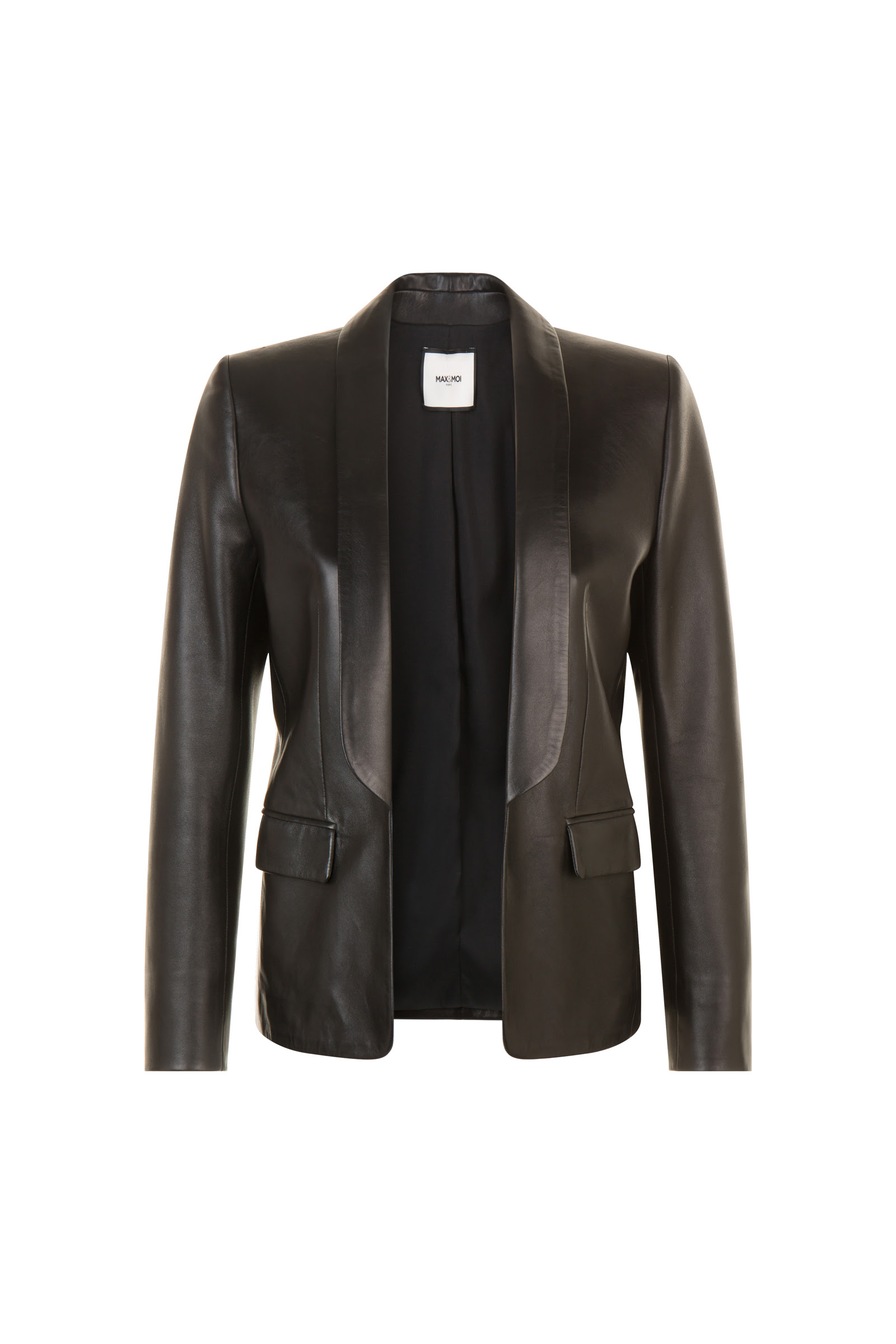 Blazer en cuir d’agneau