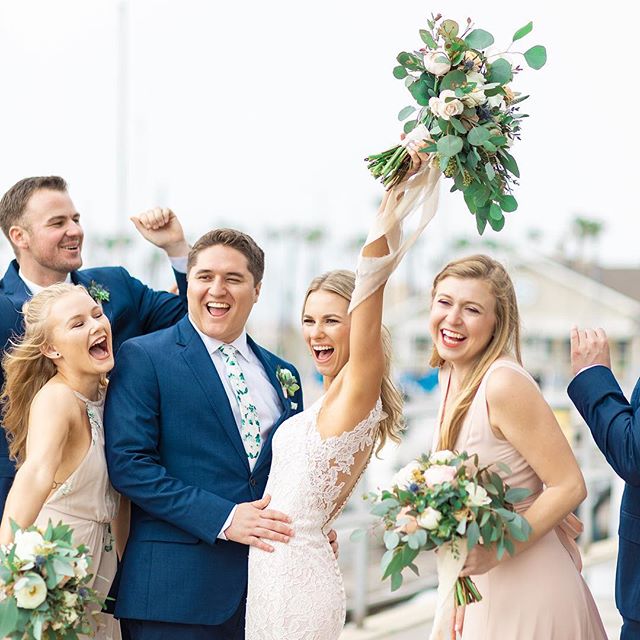 Celebrate Friday (and every day, really)! I&rsquo;m totally celebrating receiving these sneak peaks from @natalieschuttphotography!  The bride @charlcie was one of my interns when she was just a freshman at @ucirvine and she&rsquo;s a sorority sister