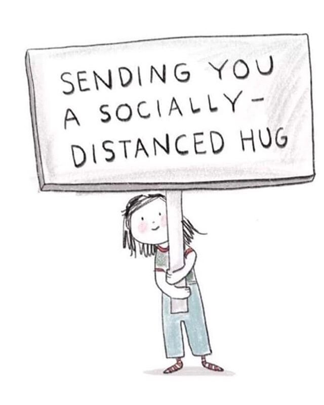 I am a pretty affectionate person. I love hugs and I usually greet people with a kiss on the cheek. I miss seeing people and hugging them. But in the meanwhile, you&rsquo;re all in my heart and prayers. And I&rsquo;ll give my kids and husby all the h