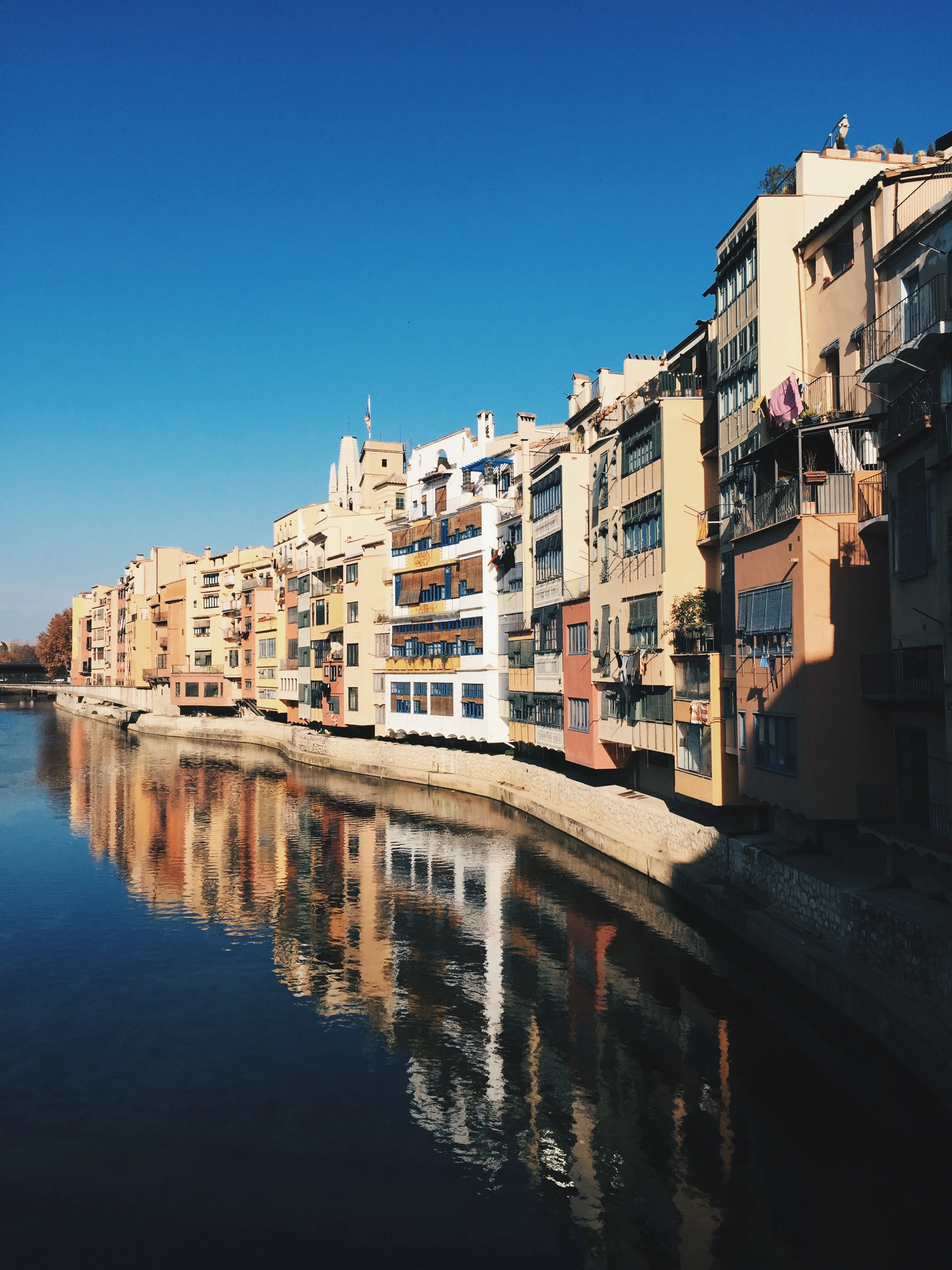 The postcard view of Girona