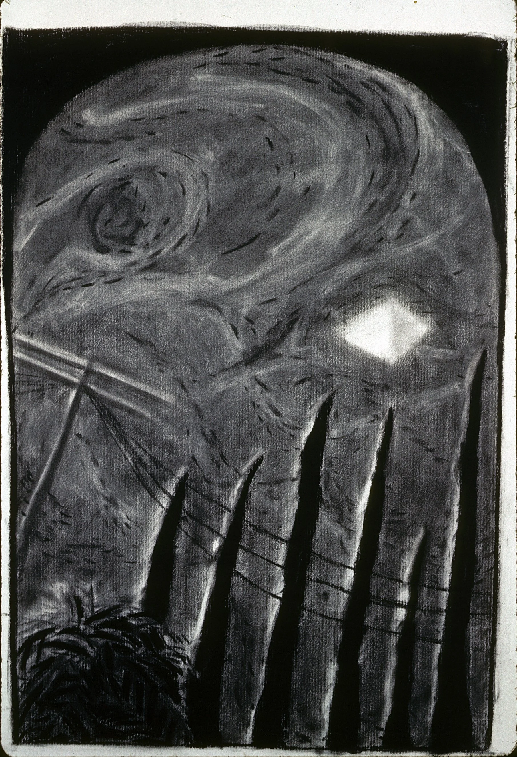 charcoal on paper / 12" x 18"