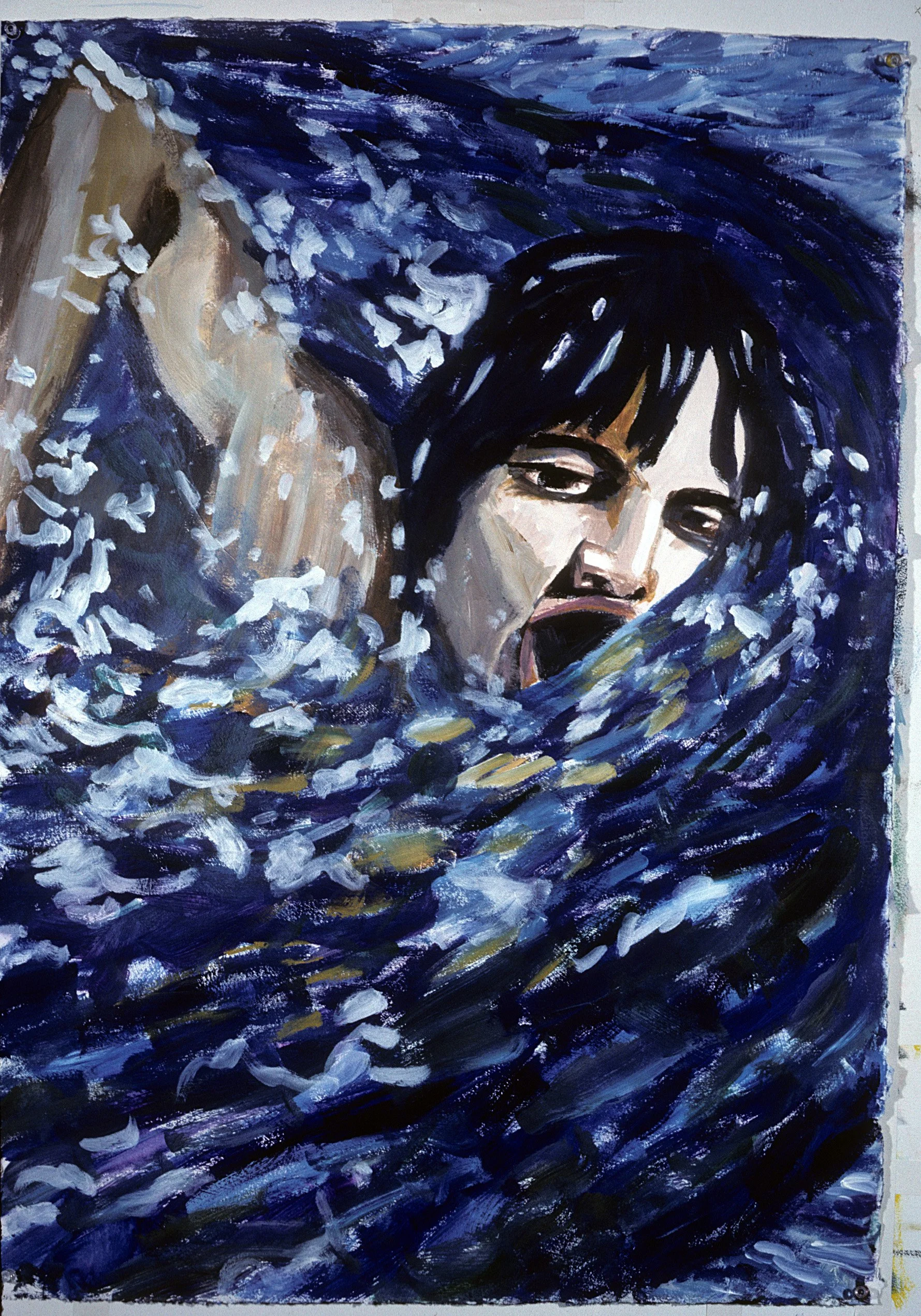 gouache on paper / 34" x 44"