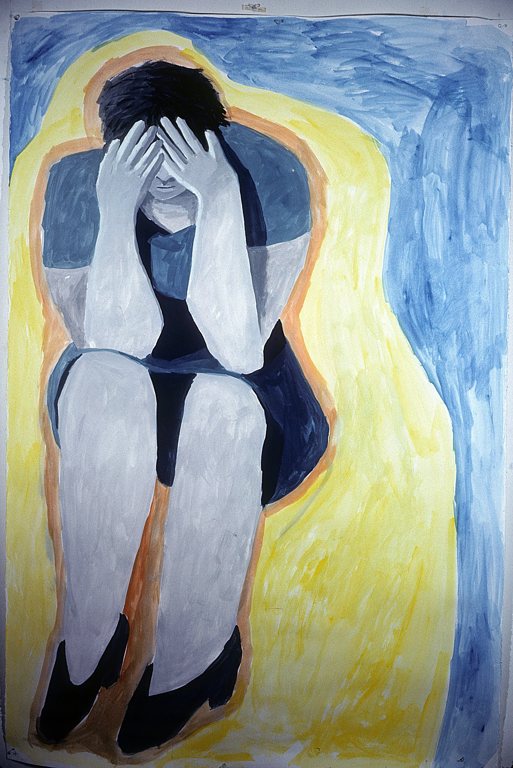 gouache on paper / 34" x 44"