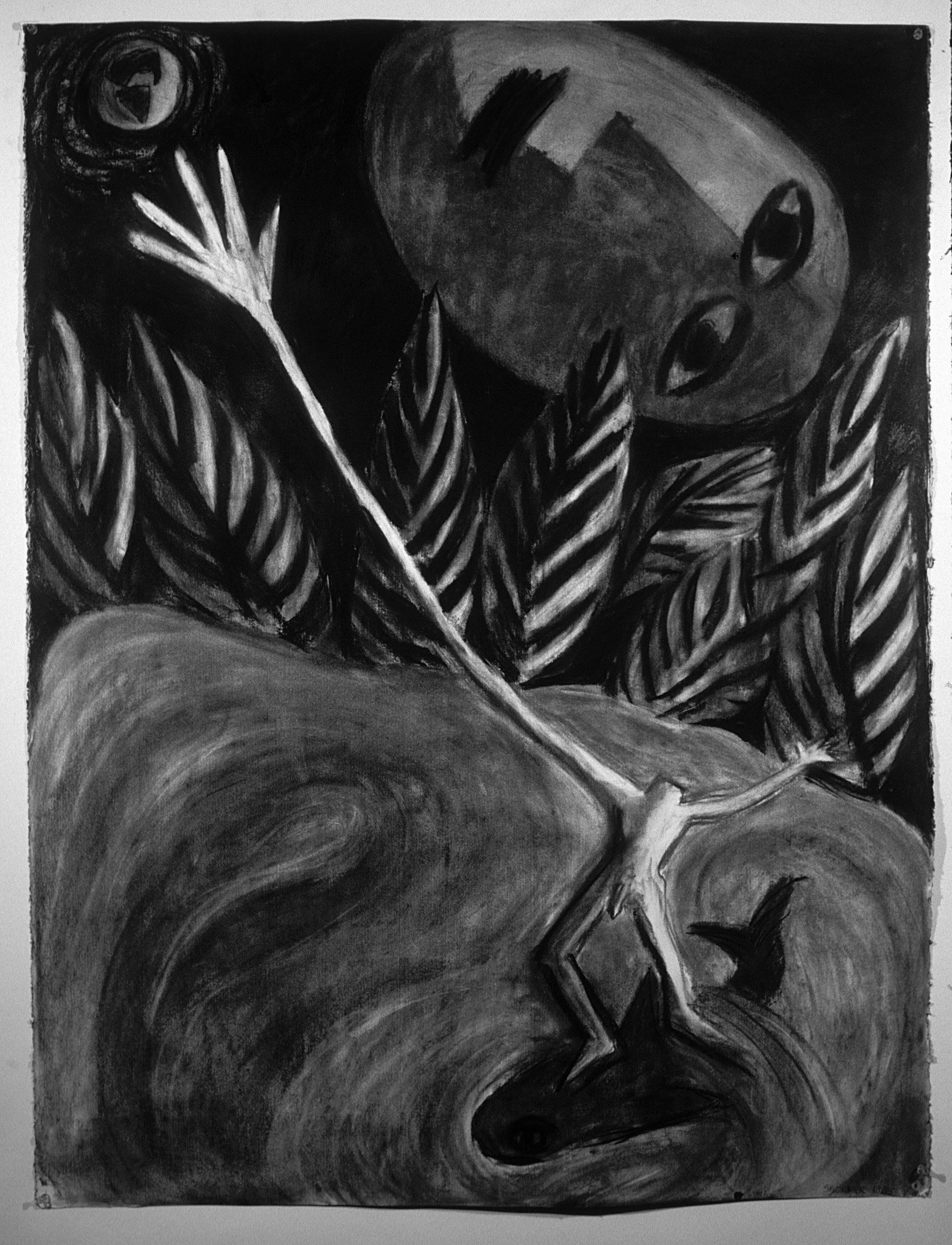 charcoal on paper / 32" x 44"