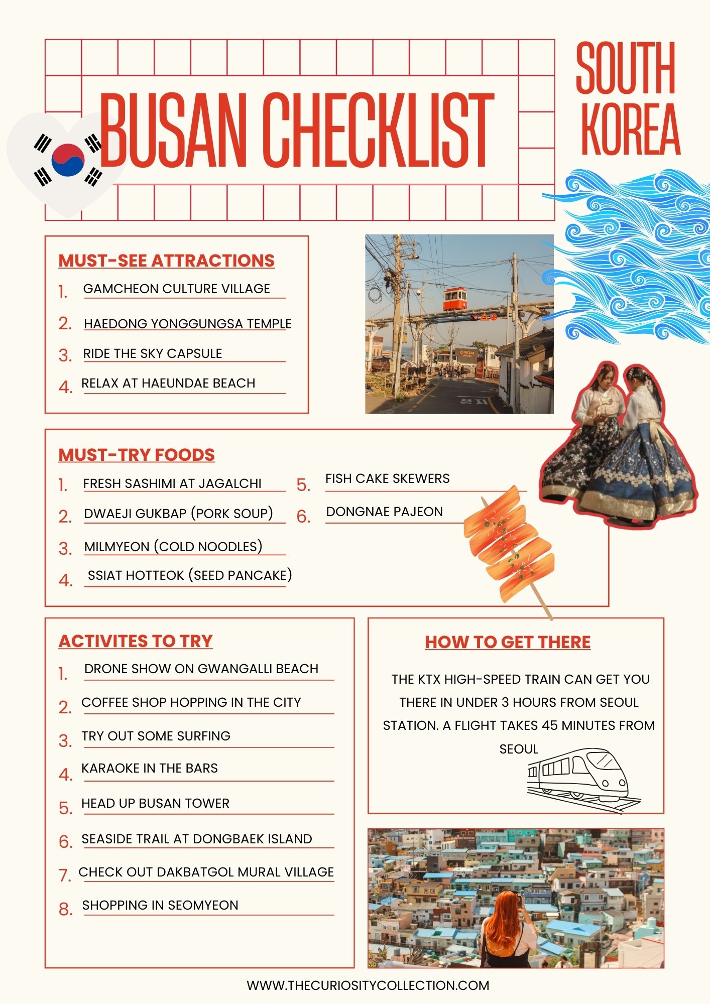 Busan, South Korea travel checklist