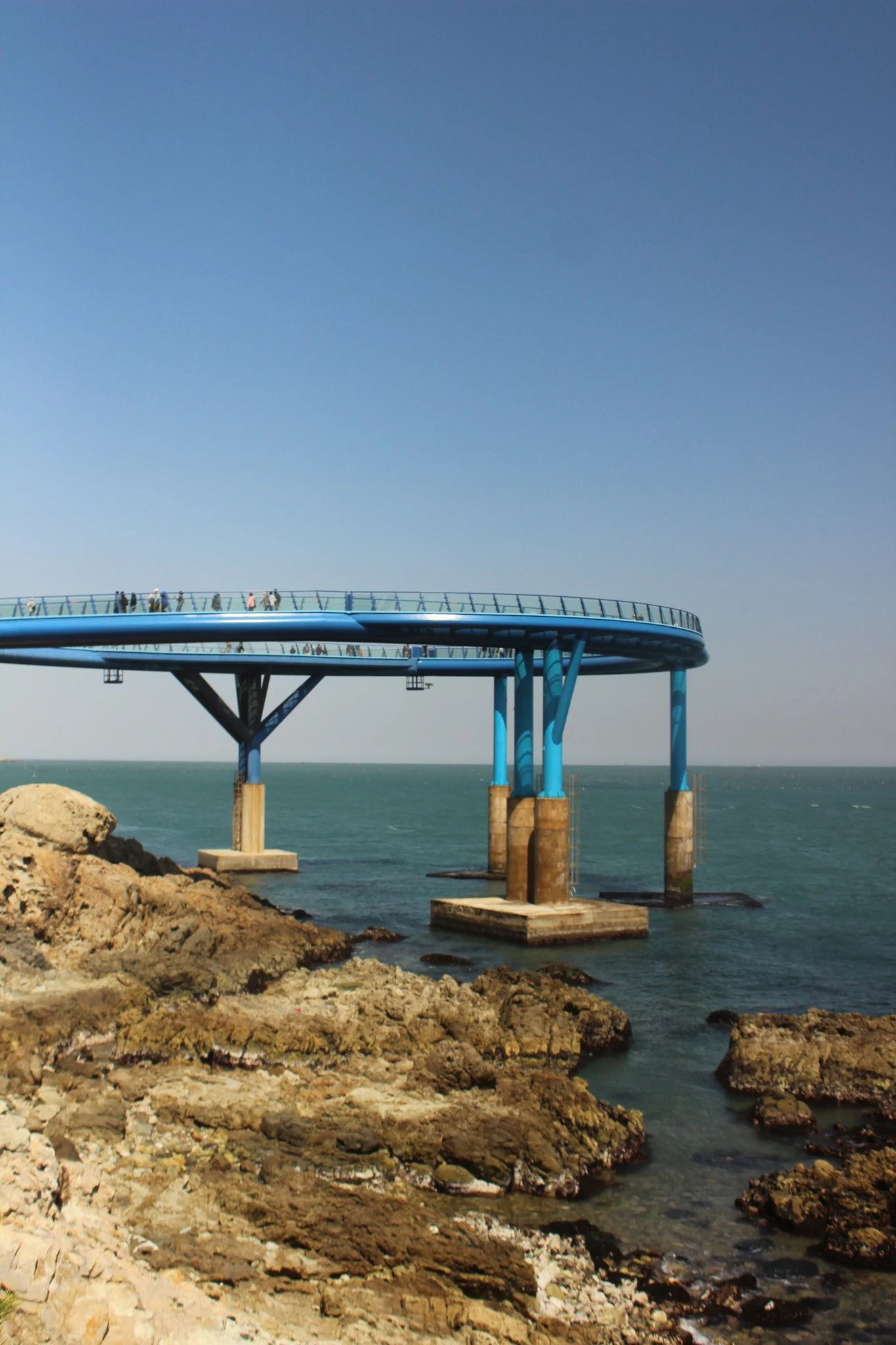 low travel along Busan’s coast on the Haeundae Beach Train