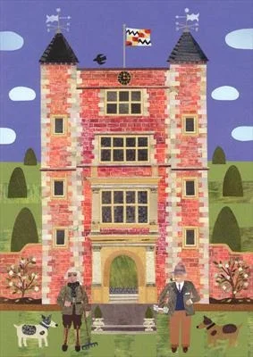 Vita and Harold in their Sissinghurst Garden Card amanda white
