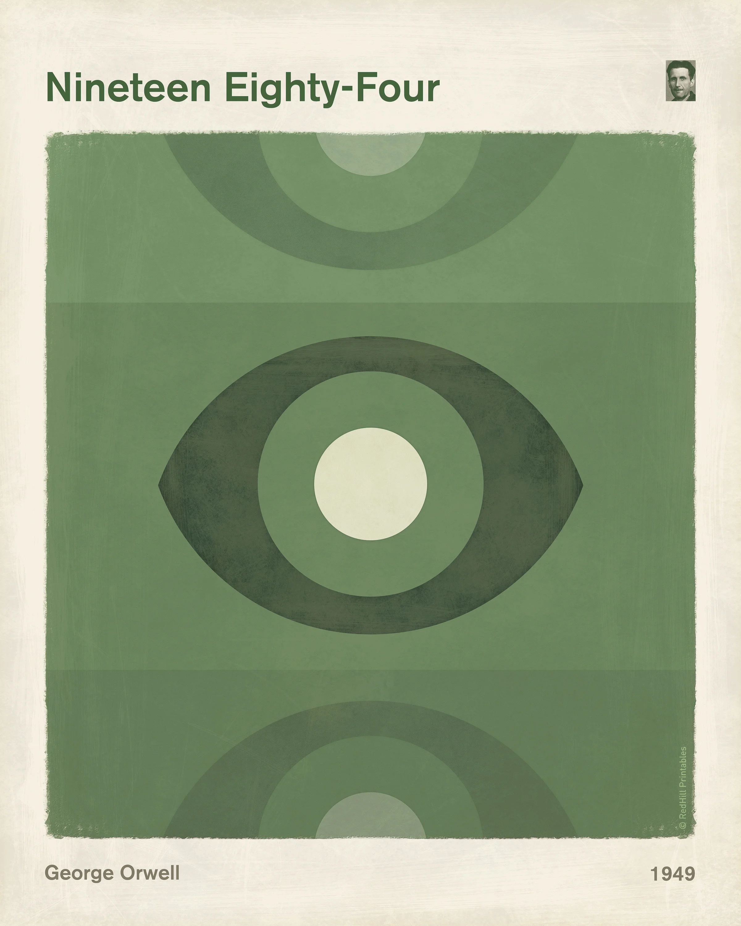 1984, George Orwell, Print Mounted
