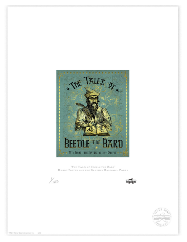 The Tales of Beedle the Bard - Limited edition print mina lima