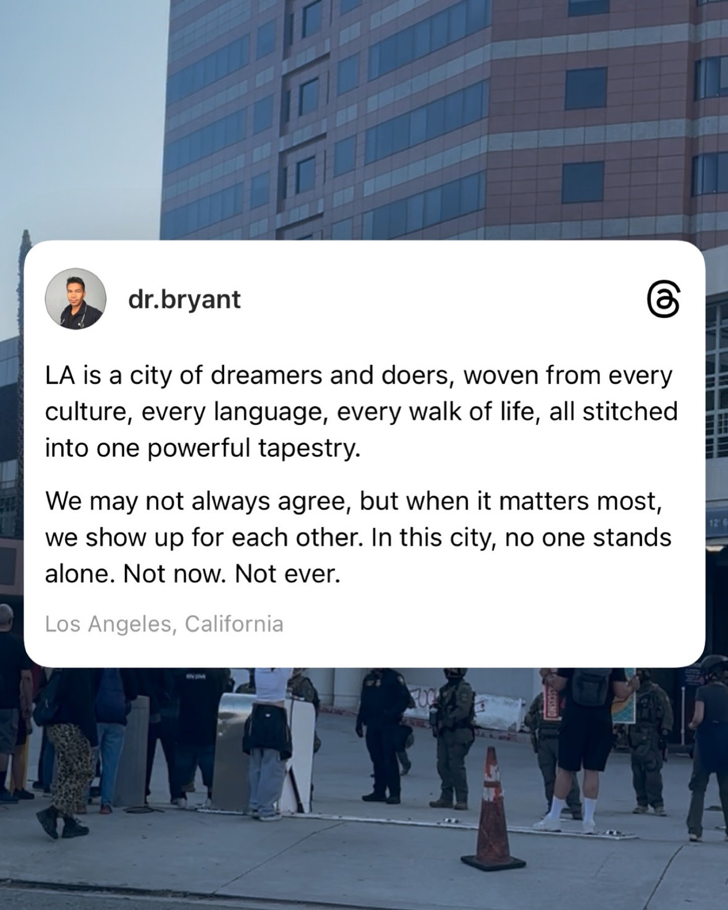 In the face of fire, we came together. In the face of fear, we&rsquo;re doing it again.

2025 has tested us, but LA doesn&rsquo;t back down. From every corner of this city, people are rising for one another.

This is what community looks like. This i