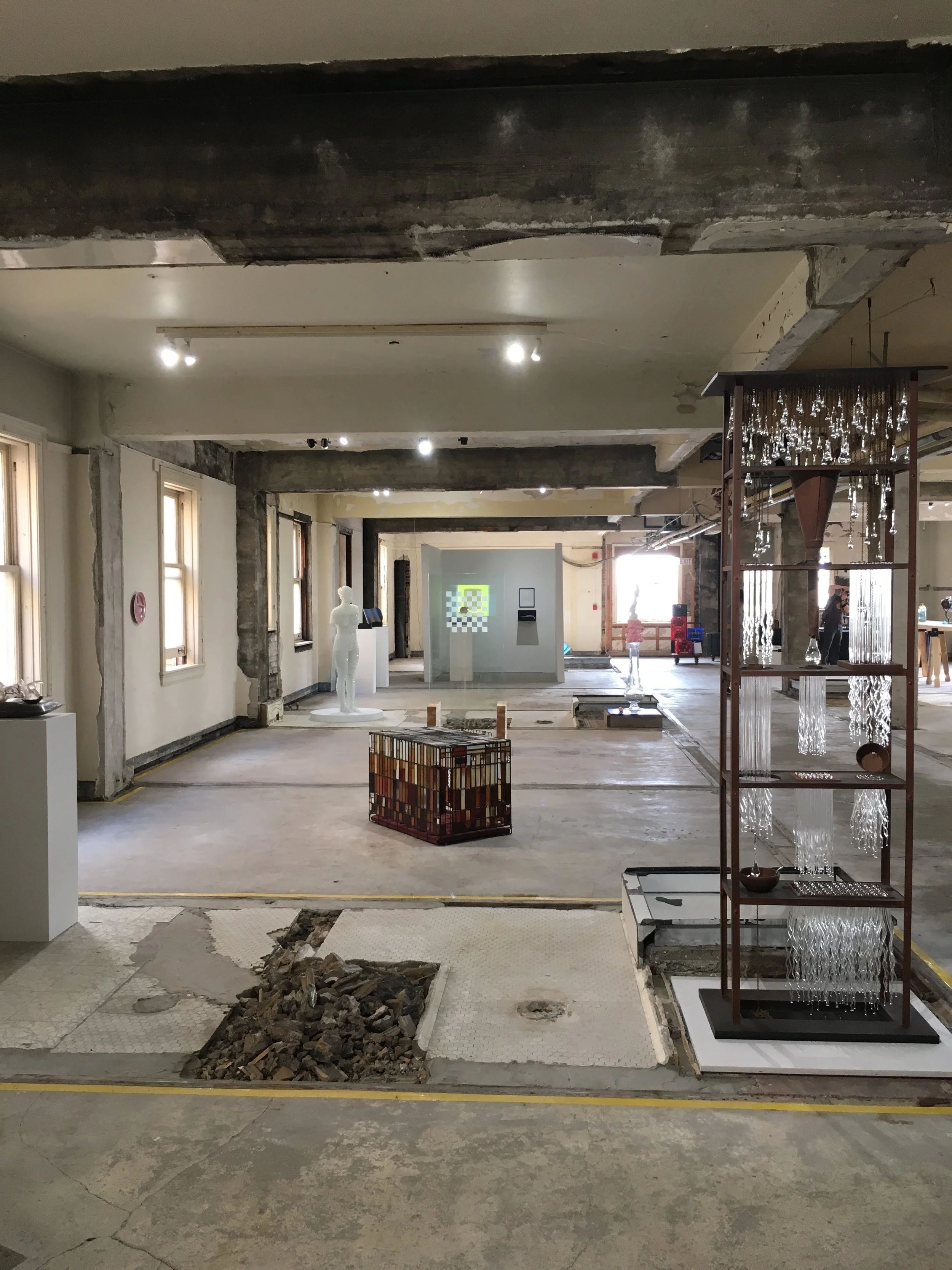 7th Floor Gallery at The Secor Building, Toledo OH for the 'Momentum' exhibition.