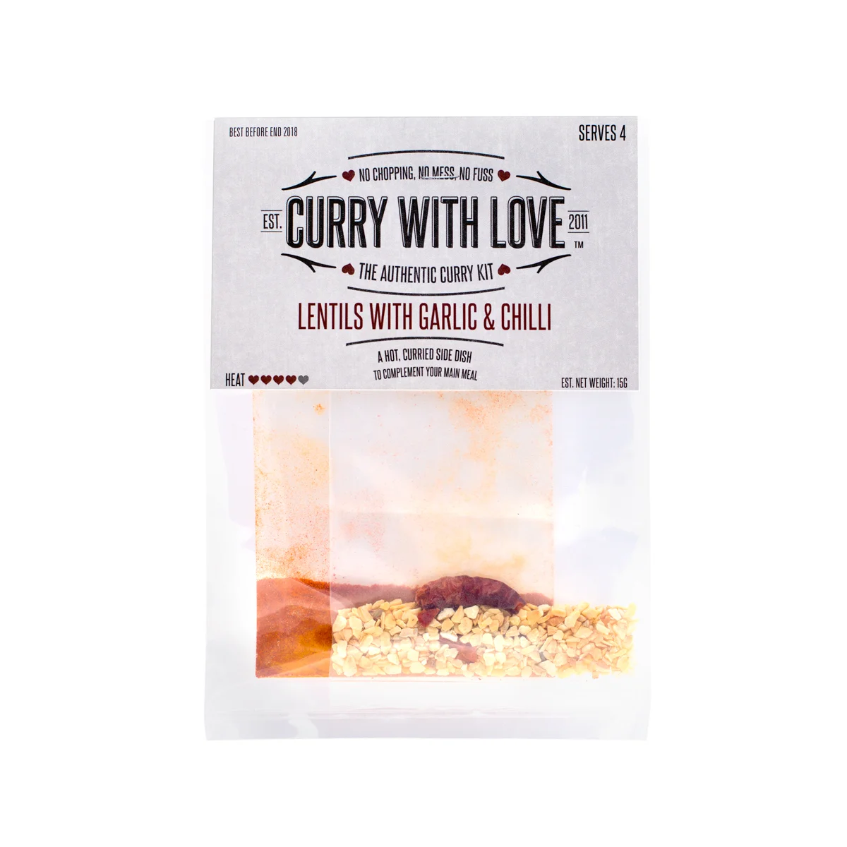 Lentils with Garlic and Chilli Curry Pack