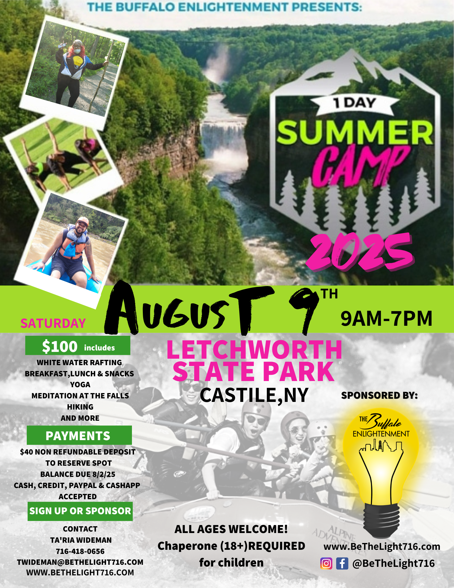 1 Day Summer Camp 2025-Letchworth