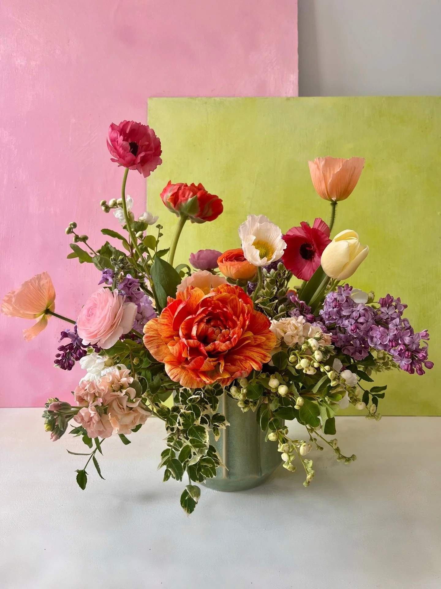 after a very long &amp; very uninspiring winter, it feels good to have @phillyfloralguild product back in my hands🫶

currently working on our Mother&rsquo;s Day offerings, including another collaboration with @sistersofmullicahill 💍🌼 check back so