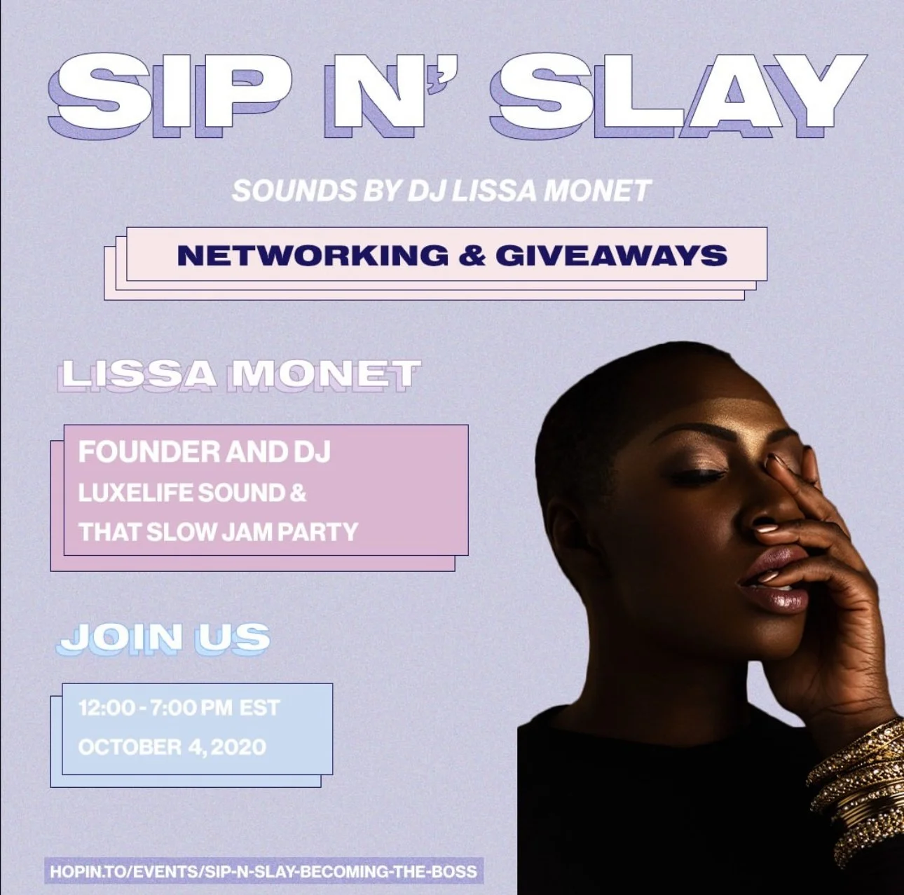 dj lissa monet sip and slay conference