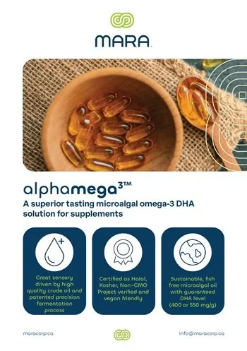 Mara Omega-3 DHA Microalgal Supplement Brochure