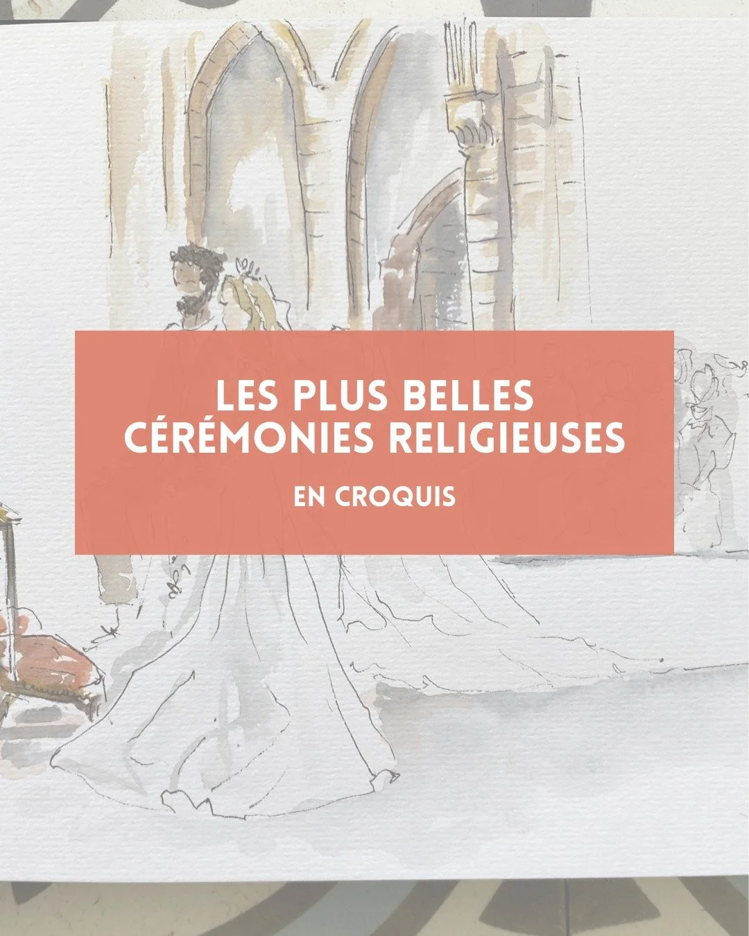 Certaines pierres ont vu des si&egrave;cles.

Je les regarde.
Je les dessine.

Parce qu&rsquo;une c&eacute;r&eacute;monie religieuse
ne se vit pas seulement entre deux personnes,
mais dans un lieu charg&eacute; d&rsquo;histoire.

Et &ccedil;a change 