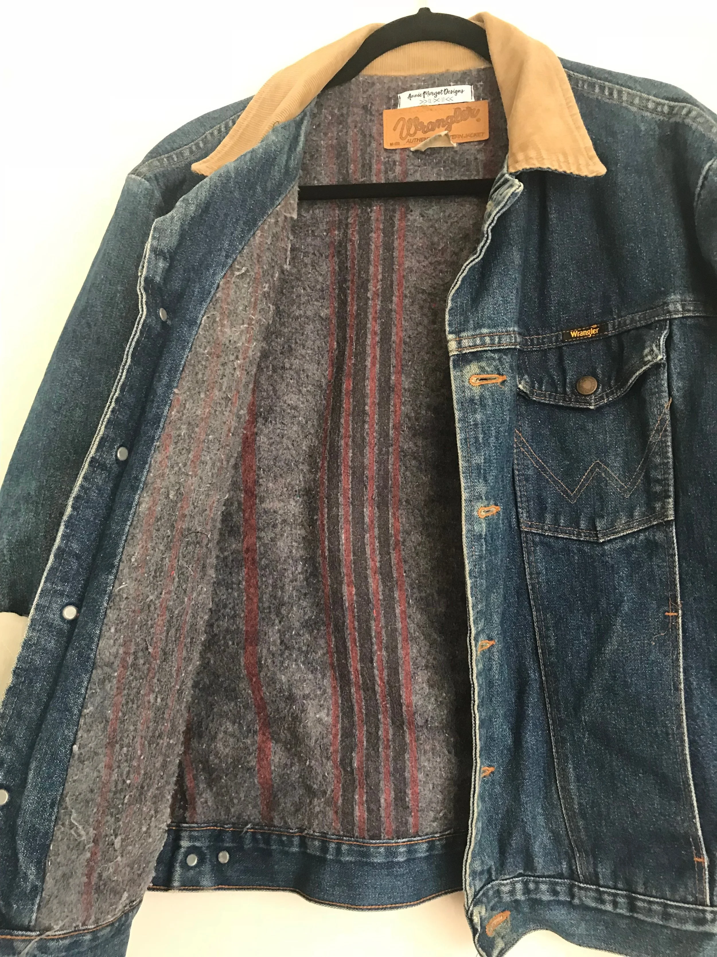 flannel lined jean jacket