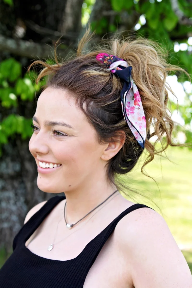 Conflowers and Hydrangeas Square Scarf.jpg