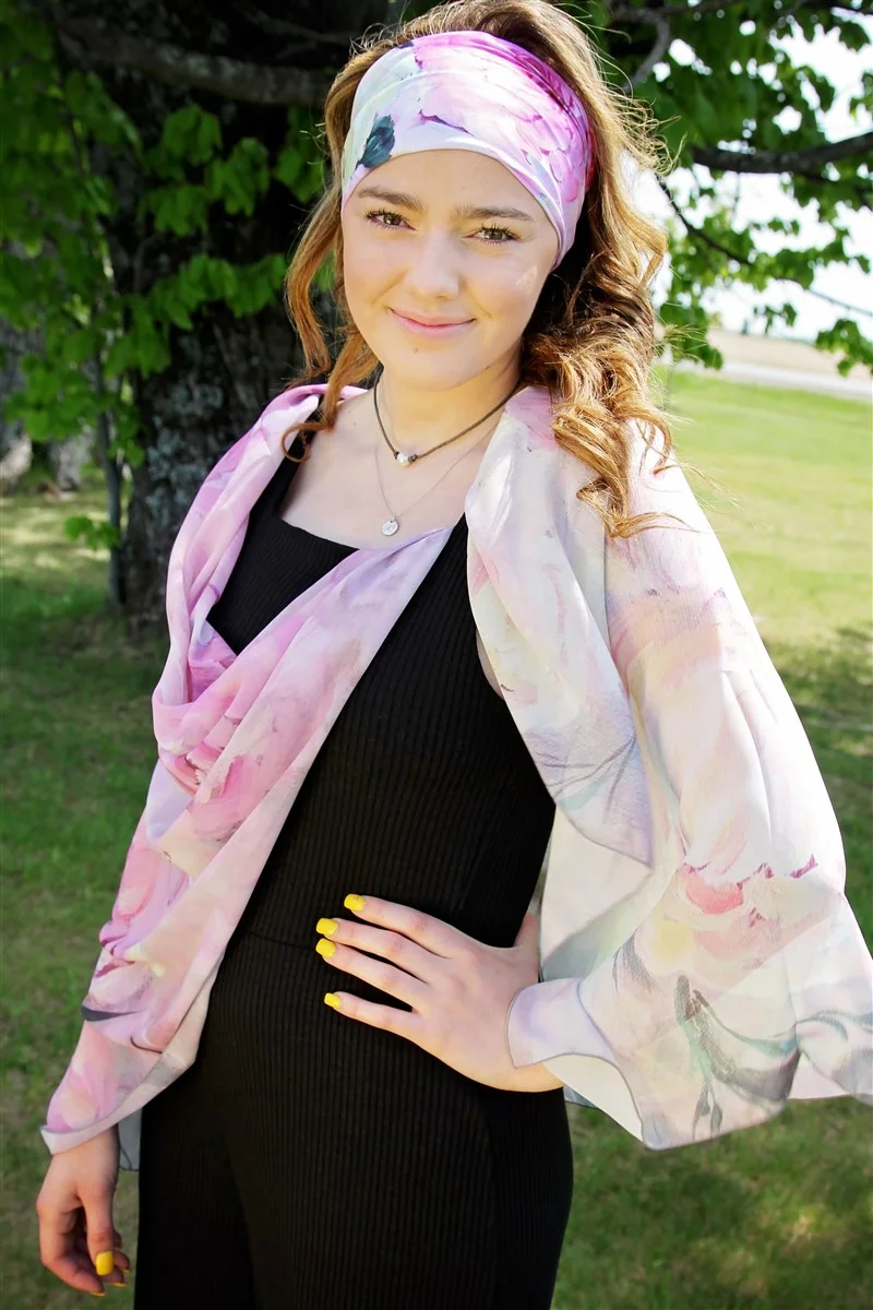 Signature Profusion of Peonies Wrap