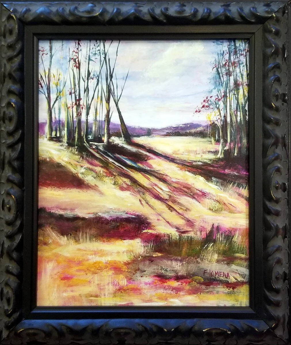 Fall Shadows - 8x10" Acrylic