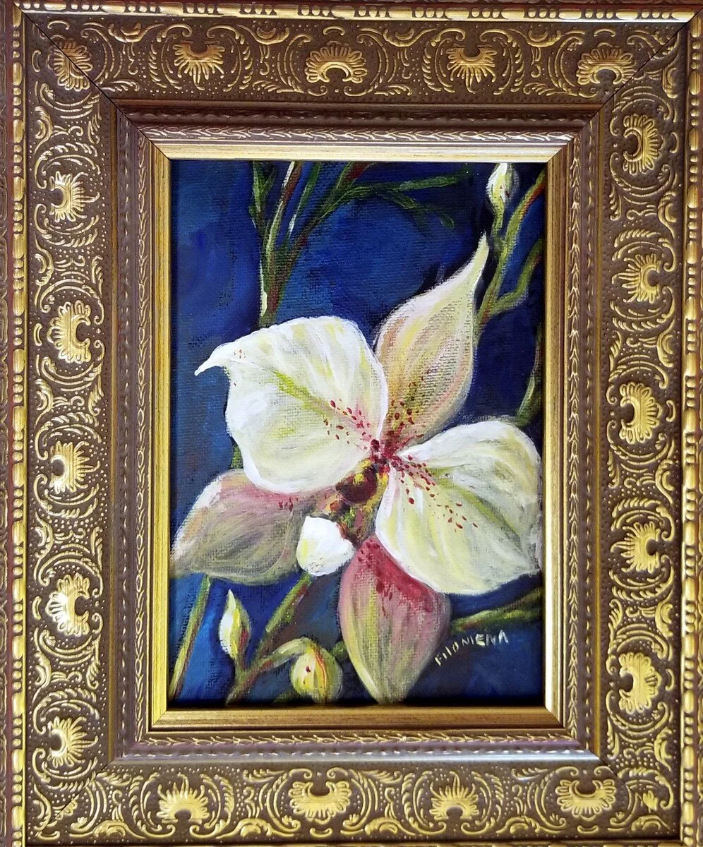 Orchid Duo 1 - 5x7" Acrylic