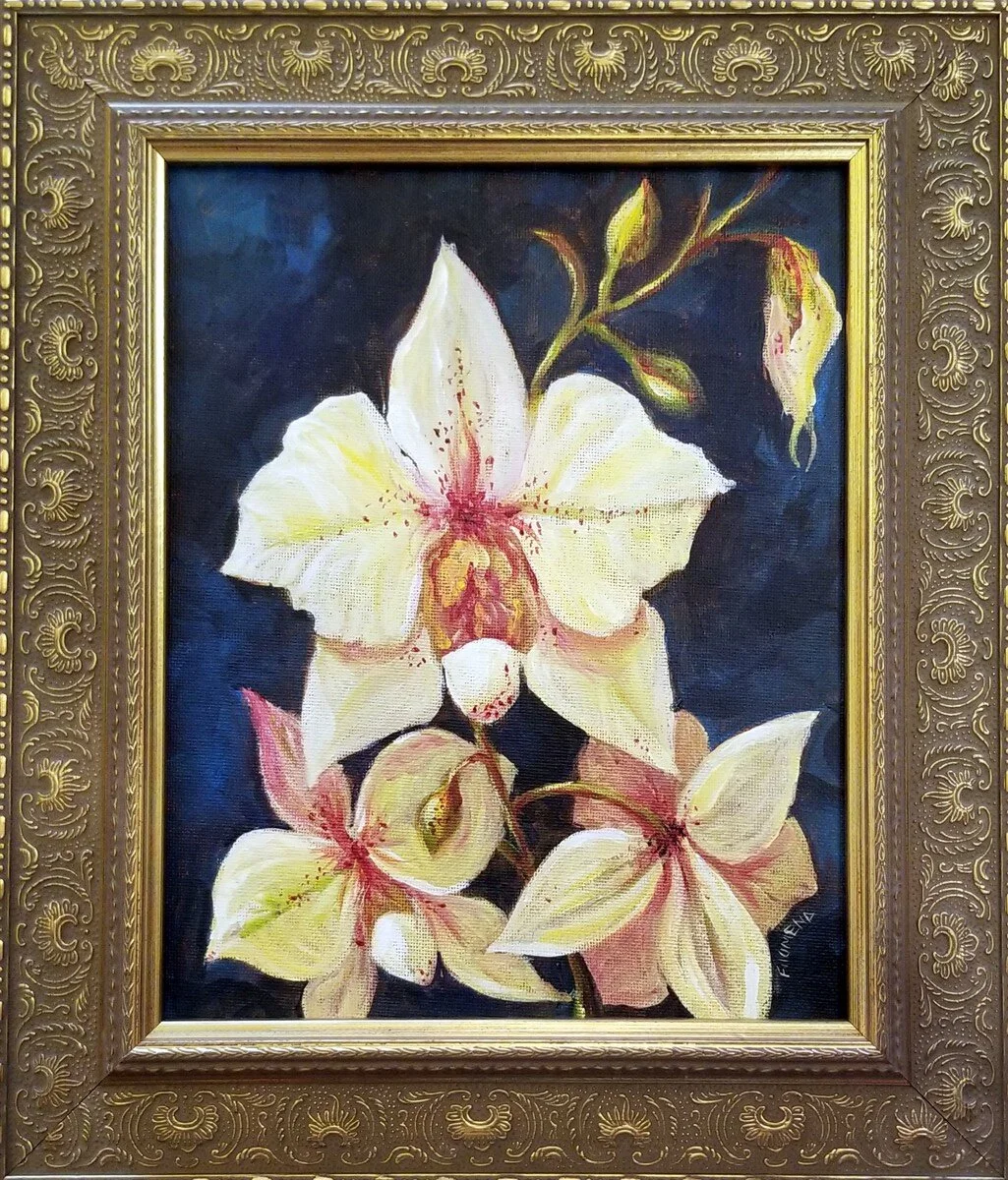 Orchid Dreams - 8x10" Acrylic