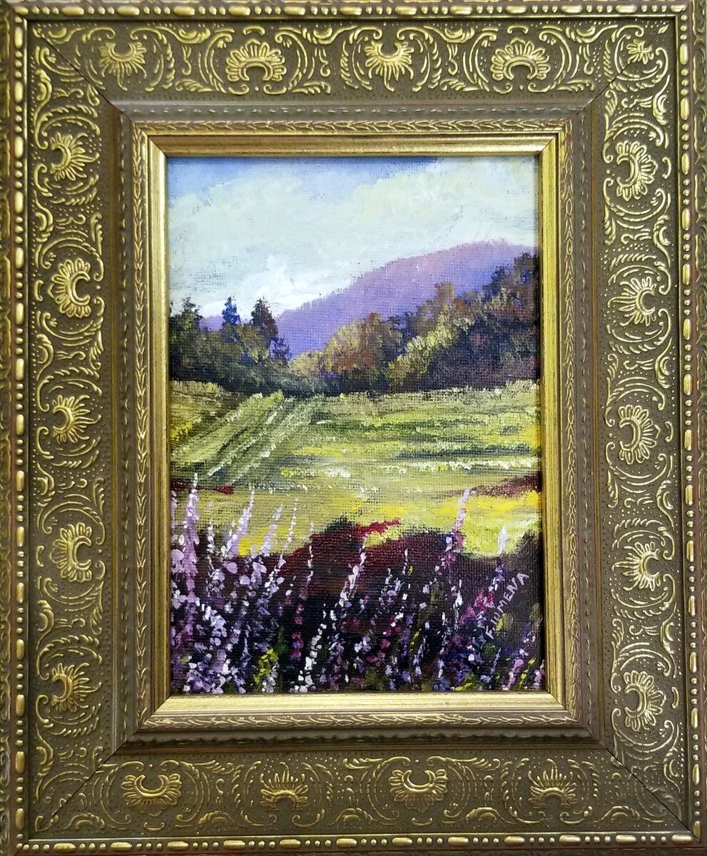 Farm Fields - 5x7" Acrylic
