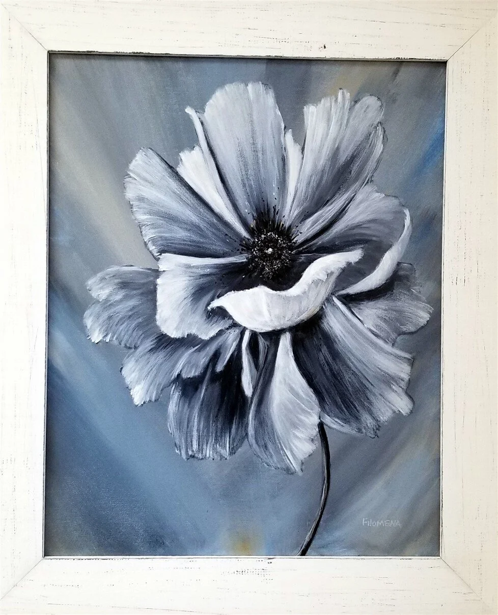 Ola's Poppies 2 - Smoke and Flower Series