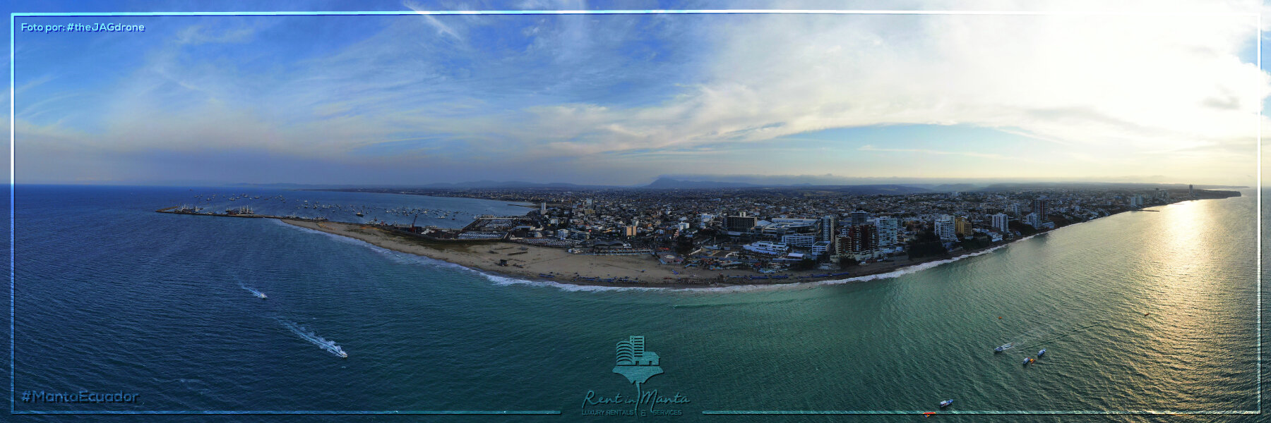 Playa Murcielago Manta Ecuador Drone Photo