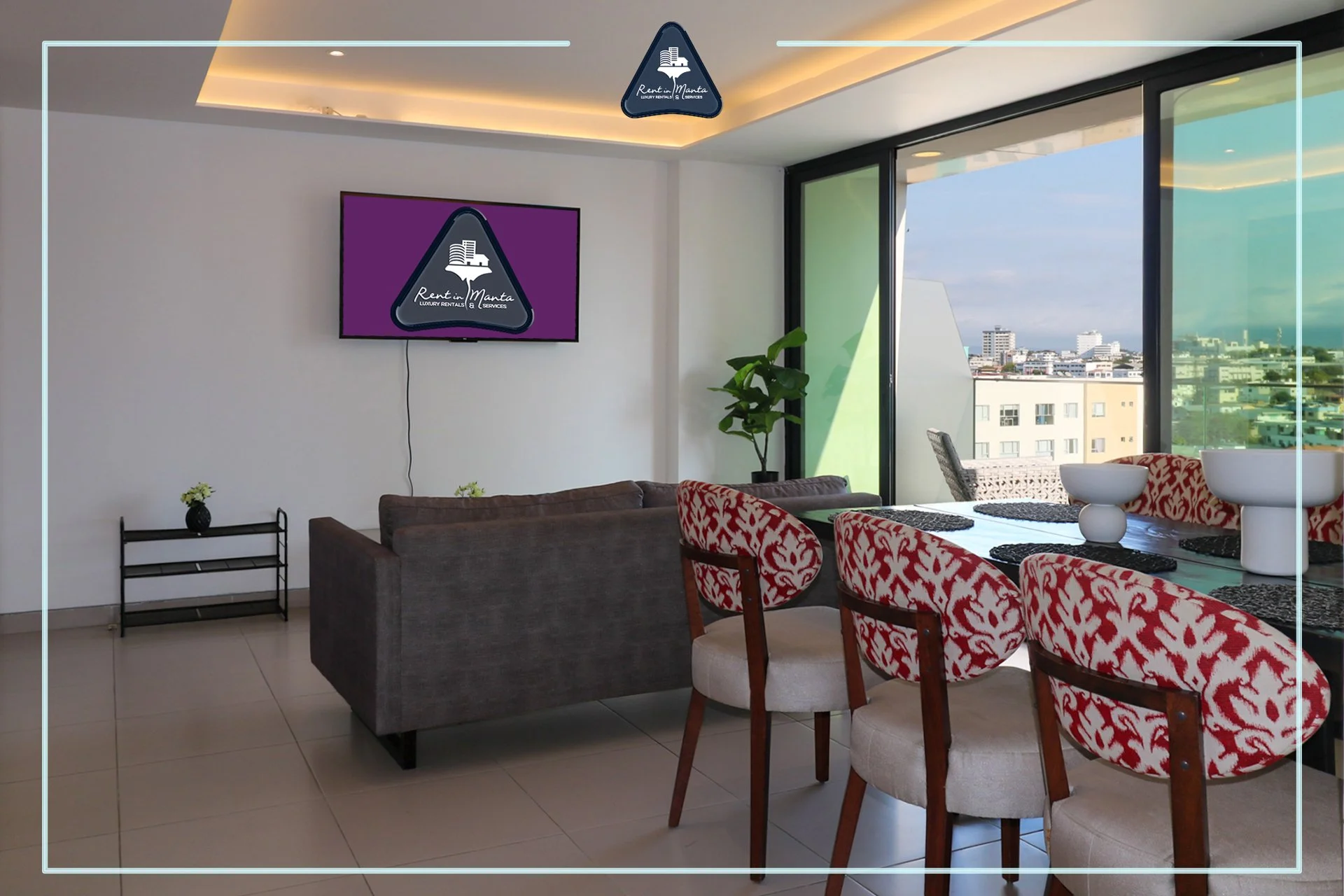 2 Bedrooms Comfy Apartment with City View for Rent