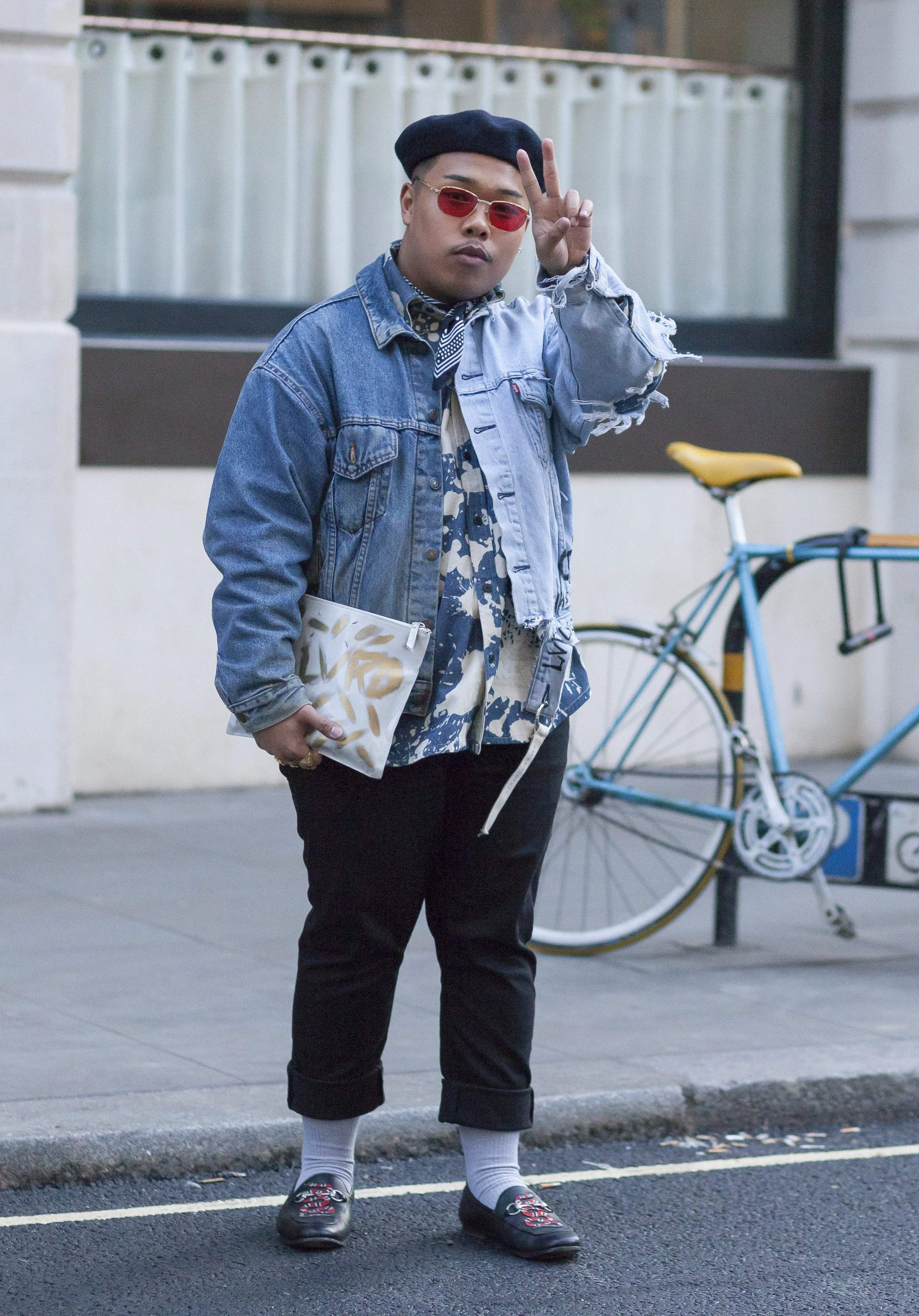 On the street, London