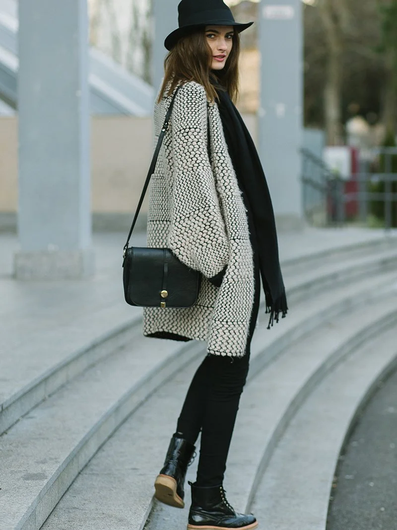 On the street, Simona Bitiusca