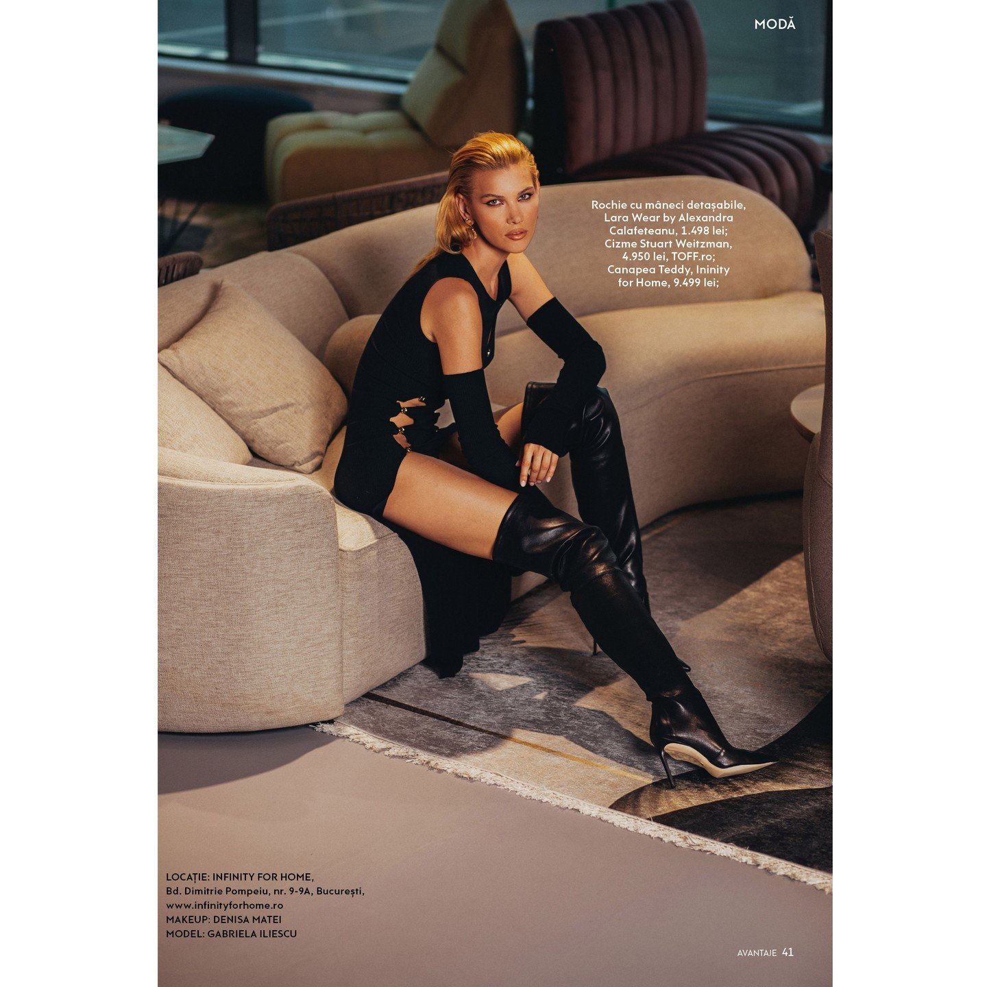 Editorial Avantaje - is out now!

Alexandra Calafeteanu X Lara Wear

@larawear.ro @gabrielailiescuofficial @byalexandracalafeteanu @alexandra.calafeteanu @denisamatei @revista_avantaje @infinity_for_home

#editorial #picoftheday #fashion