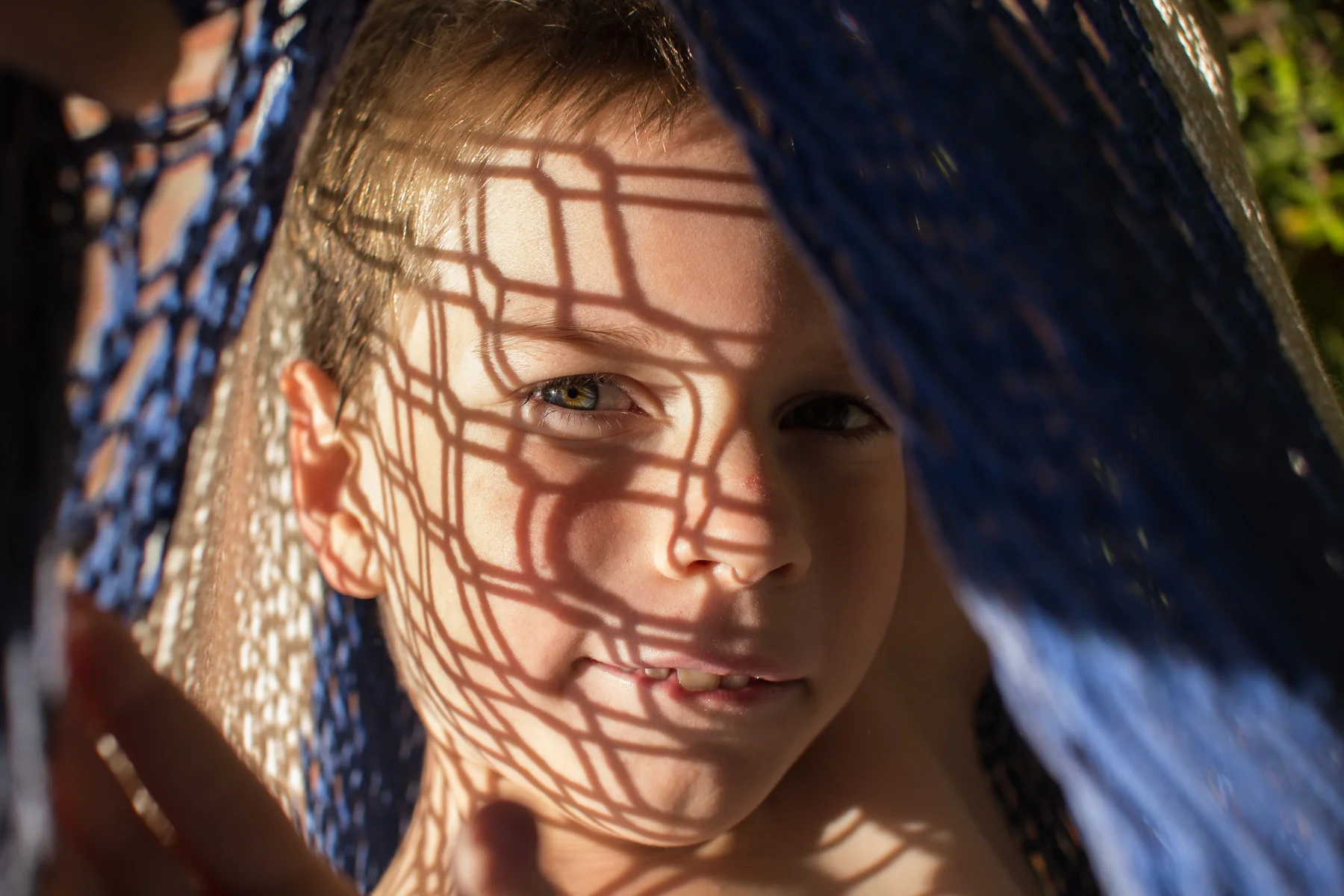 Outdoor portrait child photography in California.