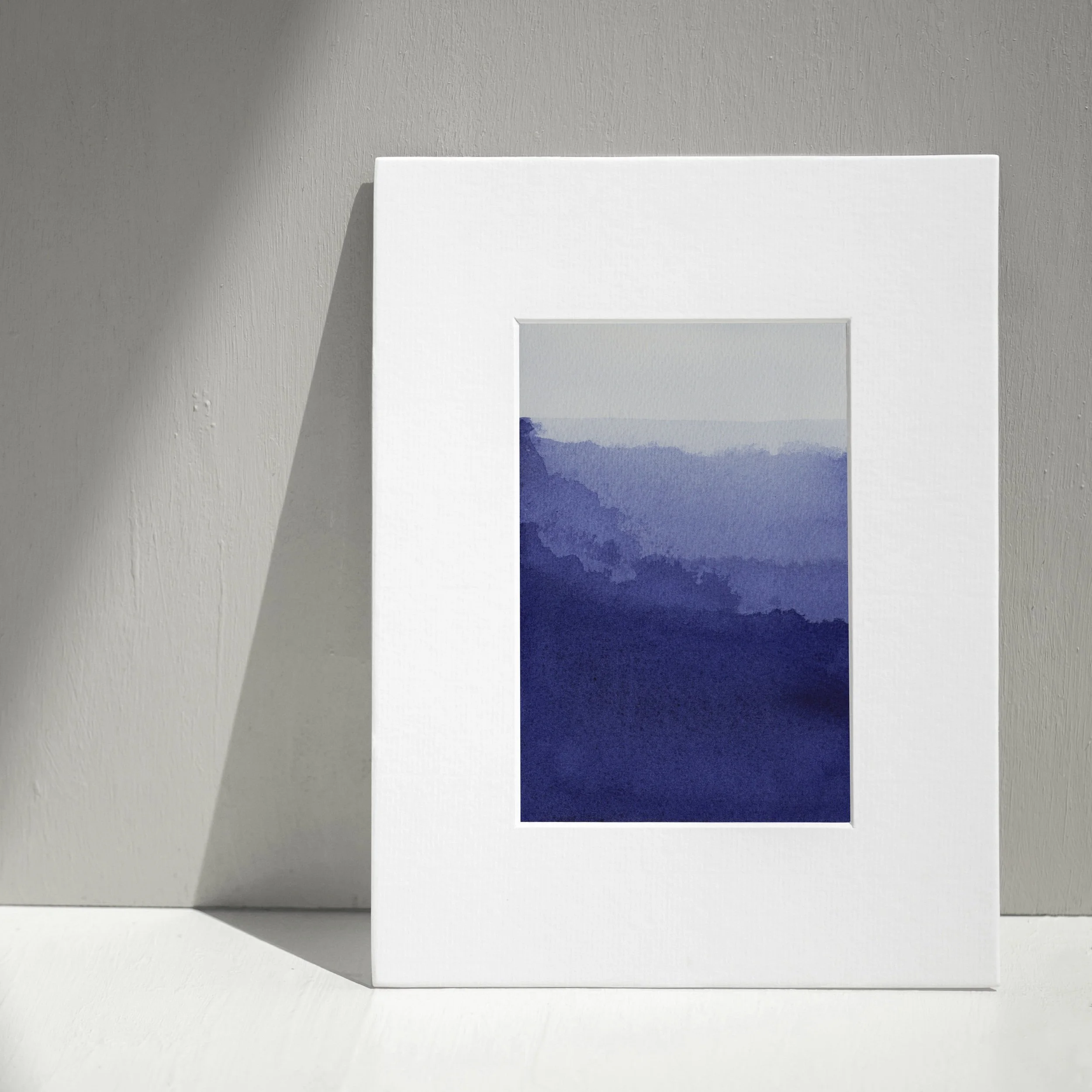 Ultramarine Abstract Print