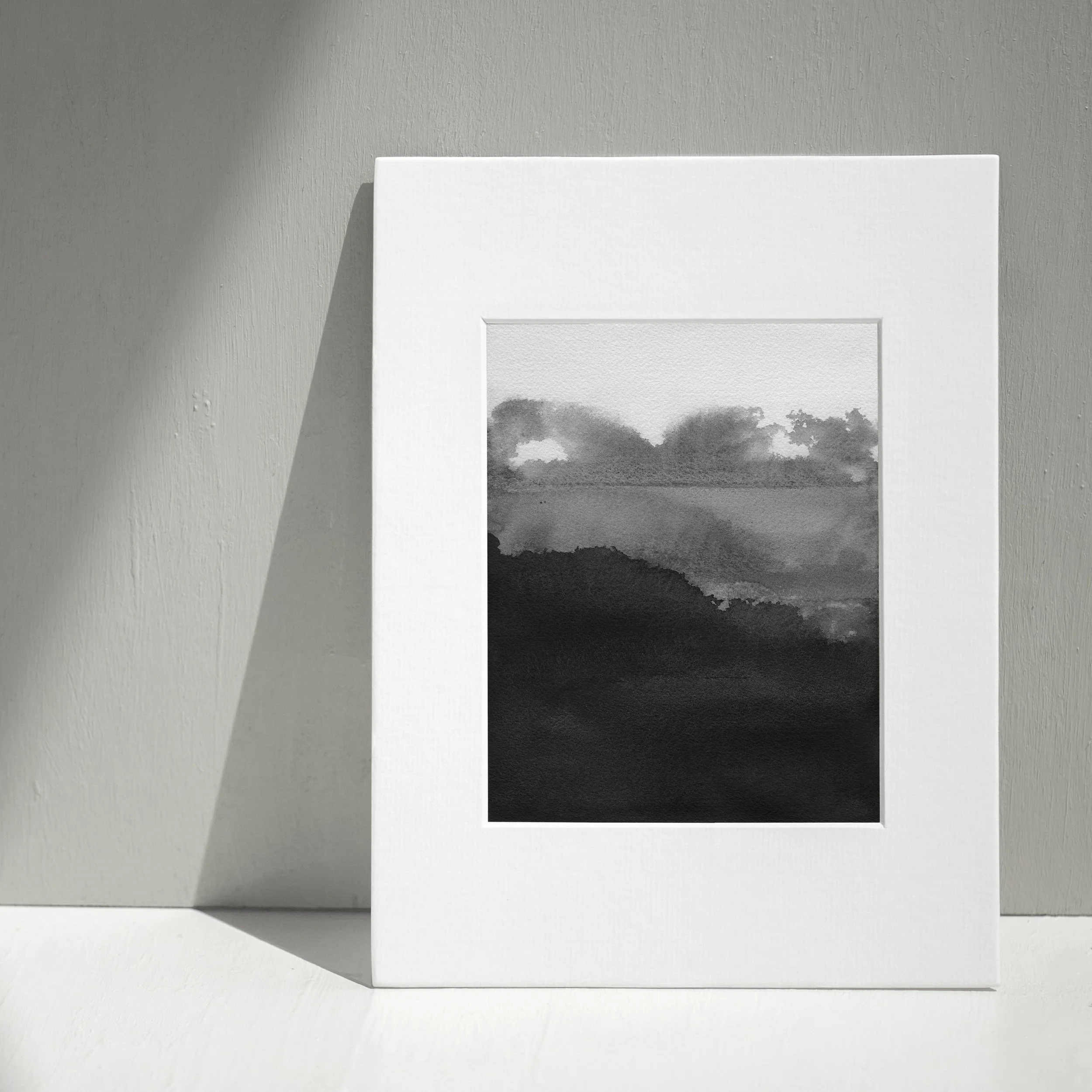 Storm Rolls Through Abstract Print