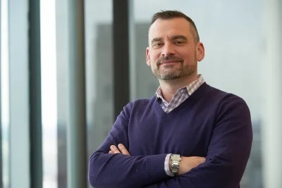 Dr. Jason Lewis, Vice Chair for Research, Chief of the Radiochemistry and Imaging Sciences Service, and Director of the Radiochemistry and Molecular Imaging Probe Core Facility.
