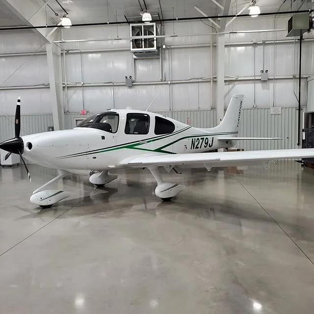 Our newest fleet member, ready and waiting for delivery @ KTYS &mdash; Cirrus Aircraft Vision Center! #p6aviation #cirrusaircraft #cirrus #visionjet #cirruslife #newairplane